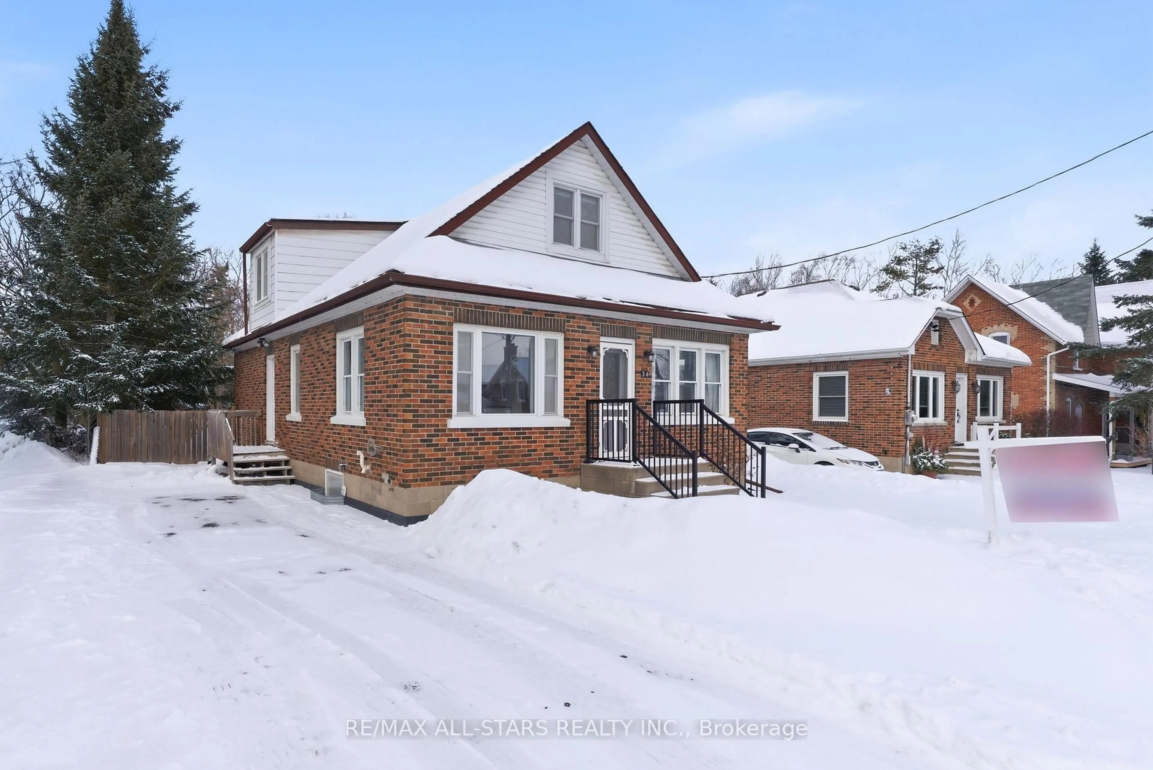 Home with brick exterior material, street for 34 River St, Brock Ontario L0C 1H0