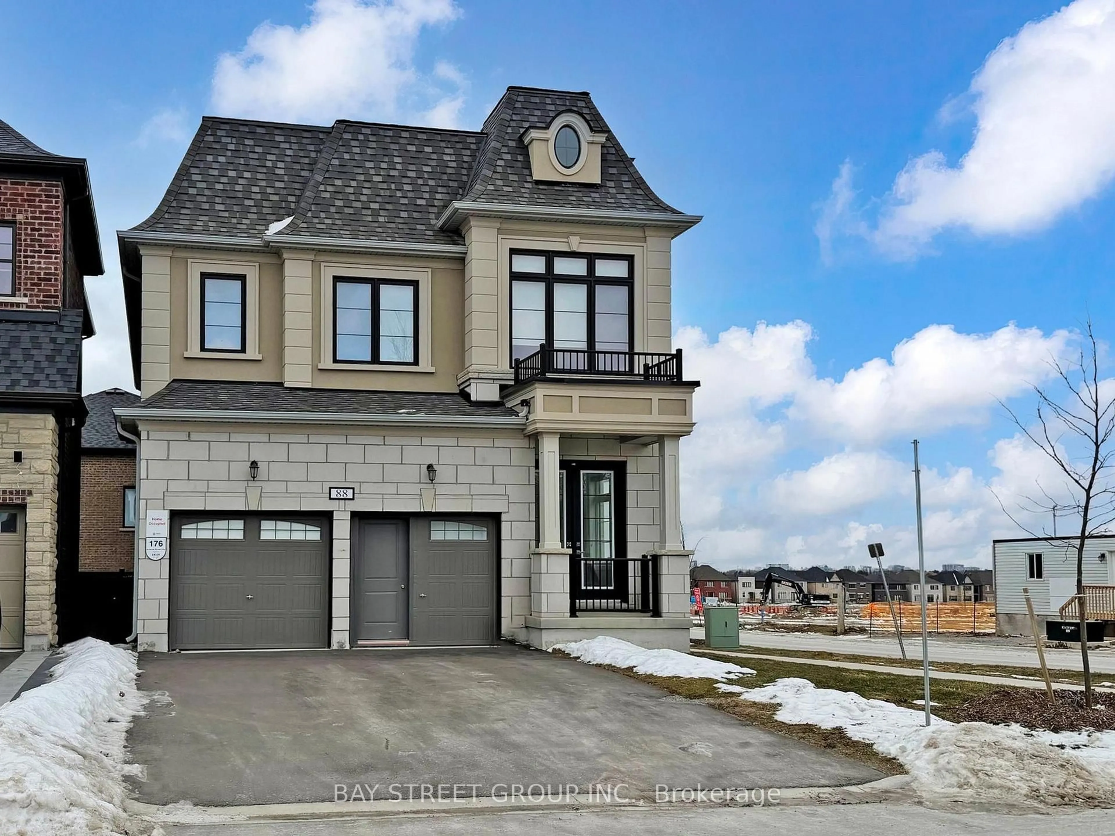 Home with brick exterior material, street for 88 Harvey Bunker Cres, Markham Ontario L6C 2A5