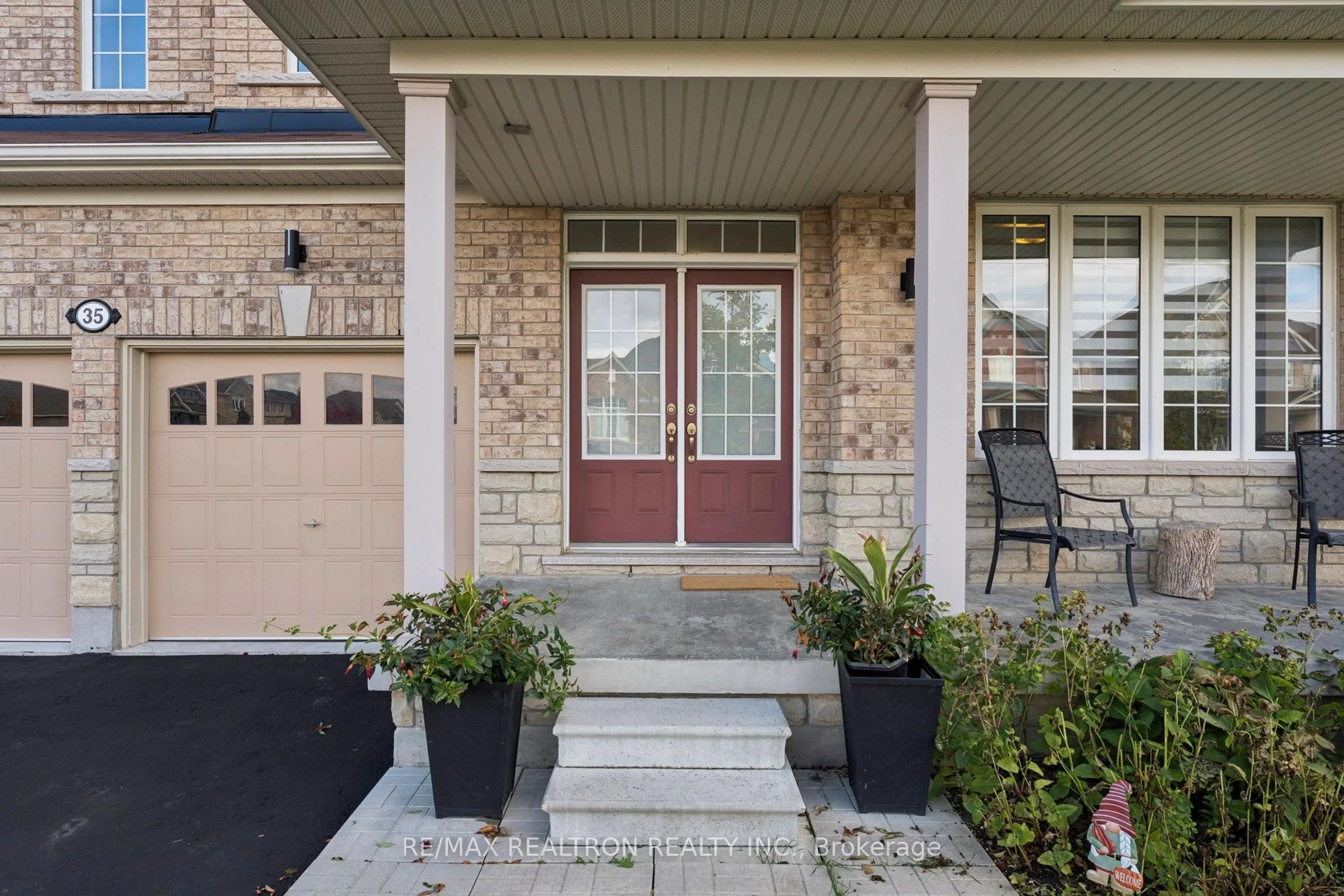 Home with brick exterior material, street for 35 Webb Tr, New Tecumseth Ontario L0G 1W0