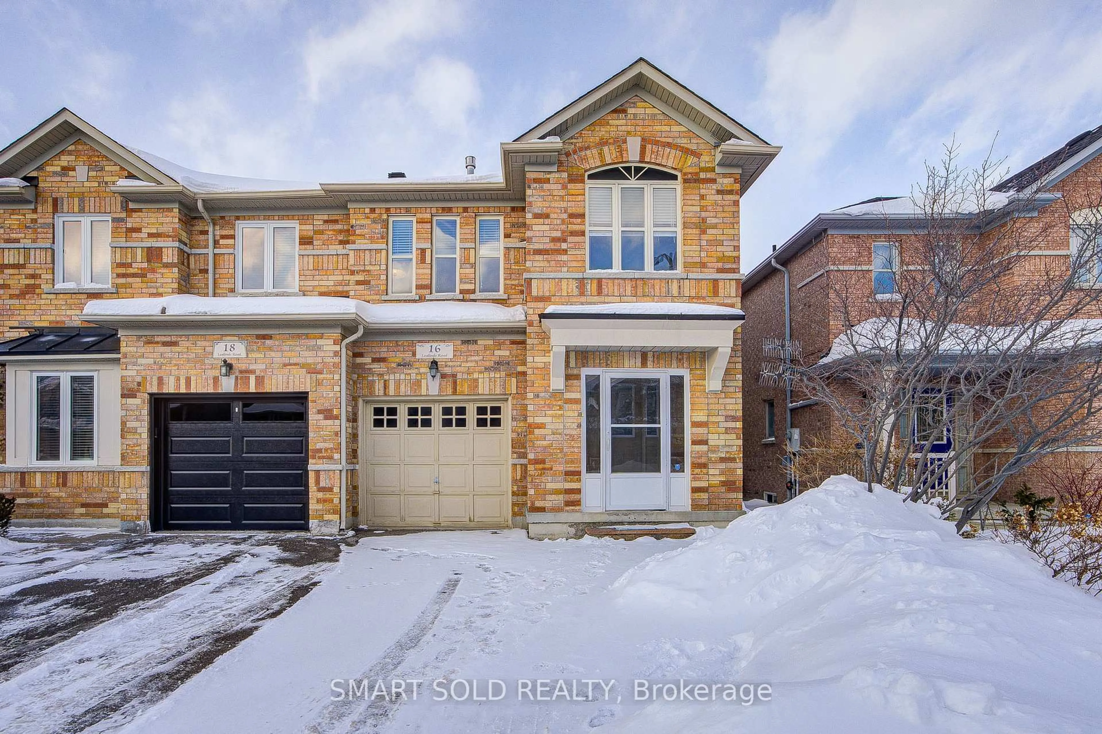 Home with brick exterior material, street for 16 Lealinds Rd, Vaughan Ontario L6A 0P5