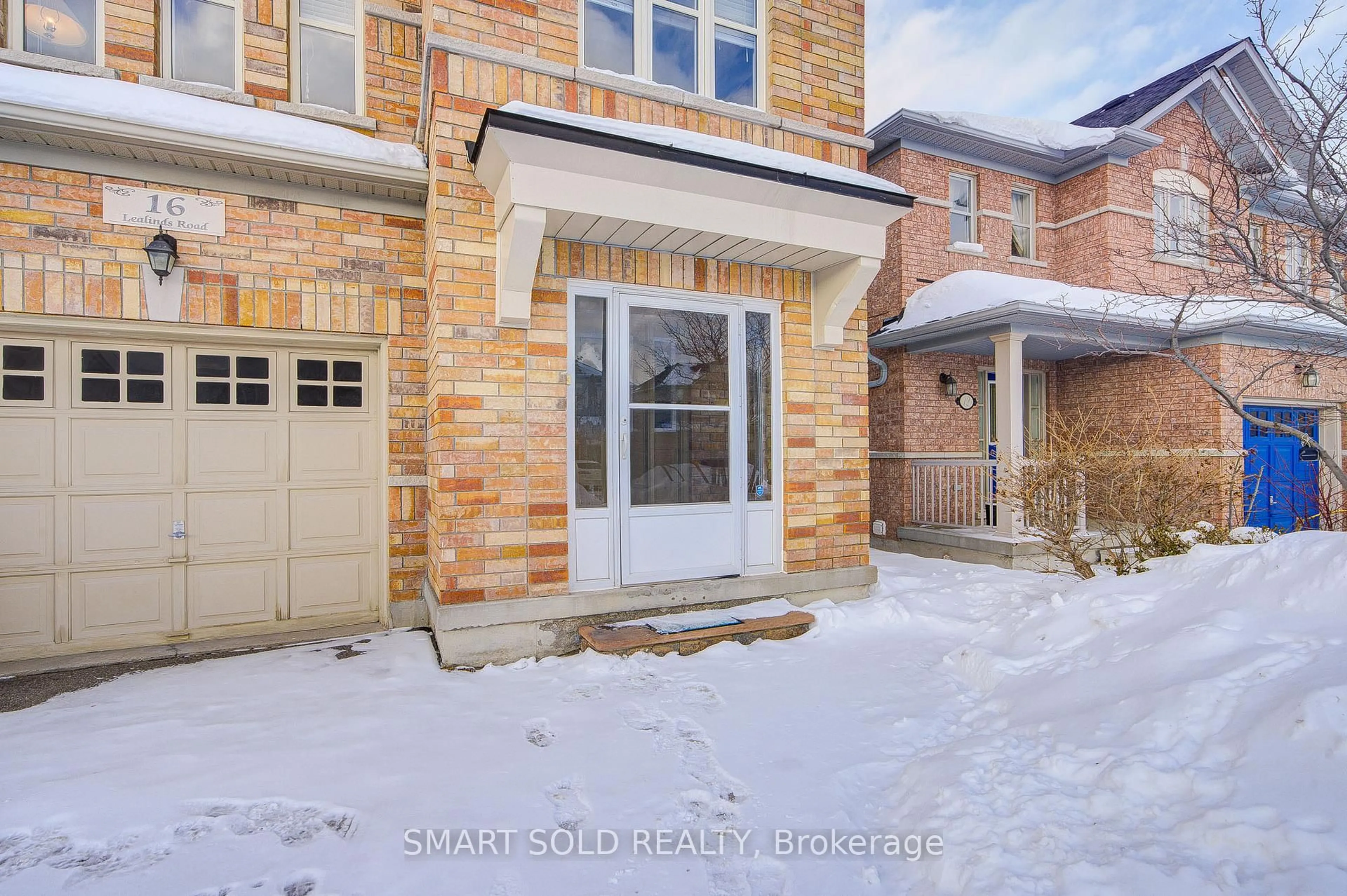 Home with brick exterior material, street for 16 Lealinds Rd, Vaughan Ontario L6A 0P5