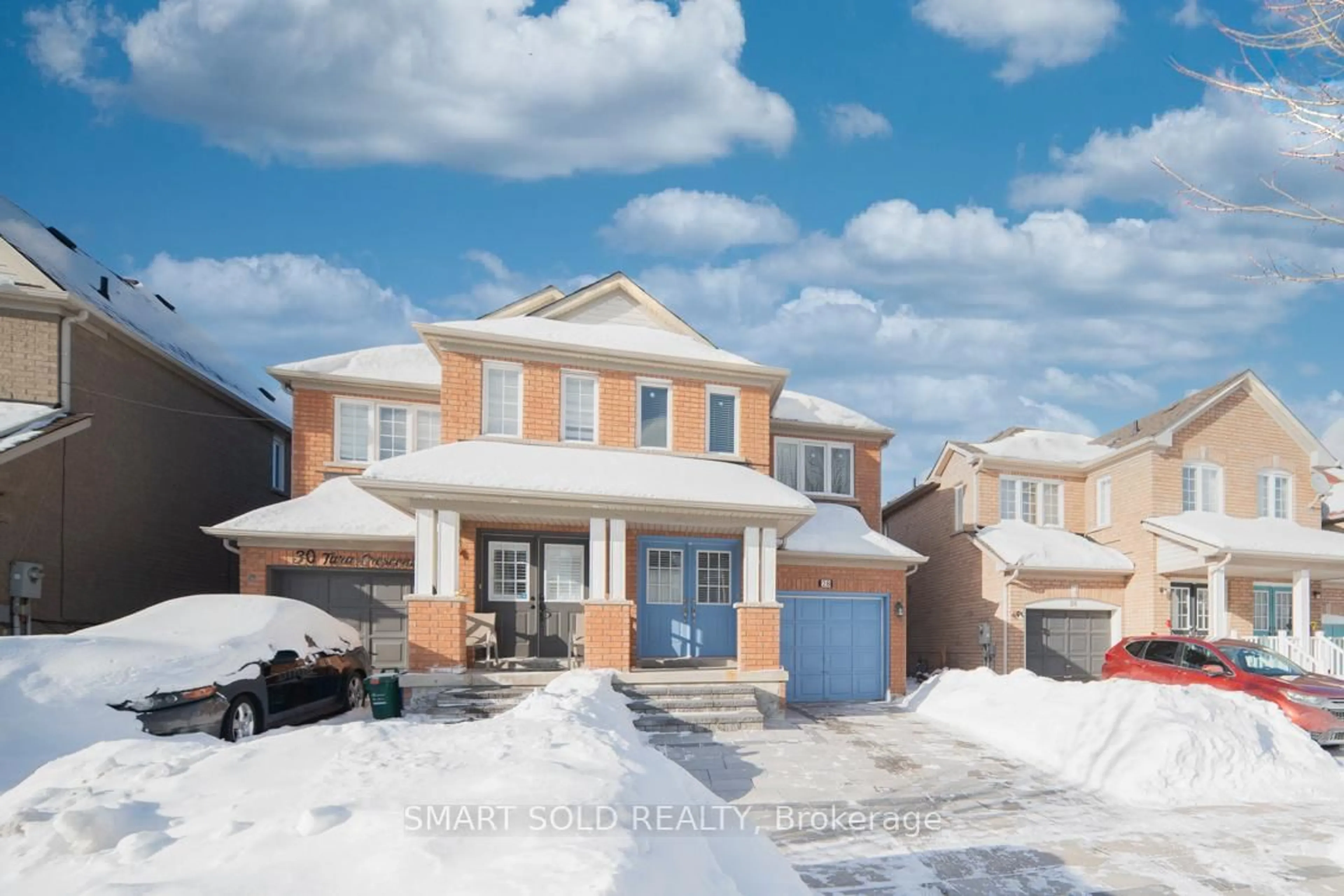 Home with brick exterior material, street for 28 Tara Cres, Markham Ontario L3S 4S7