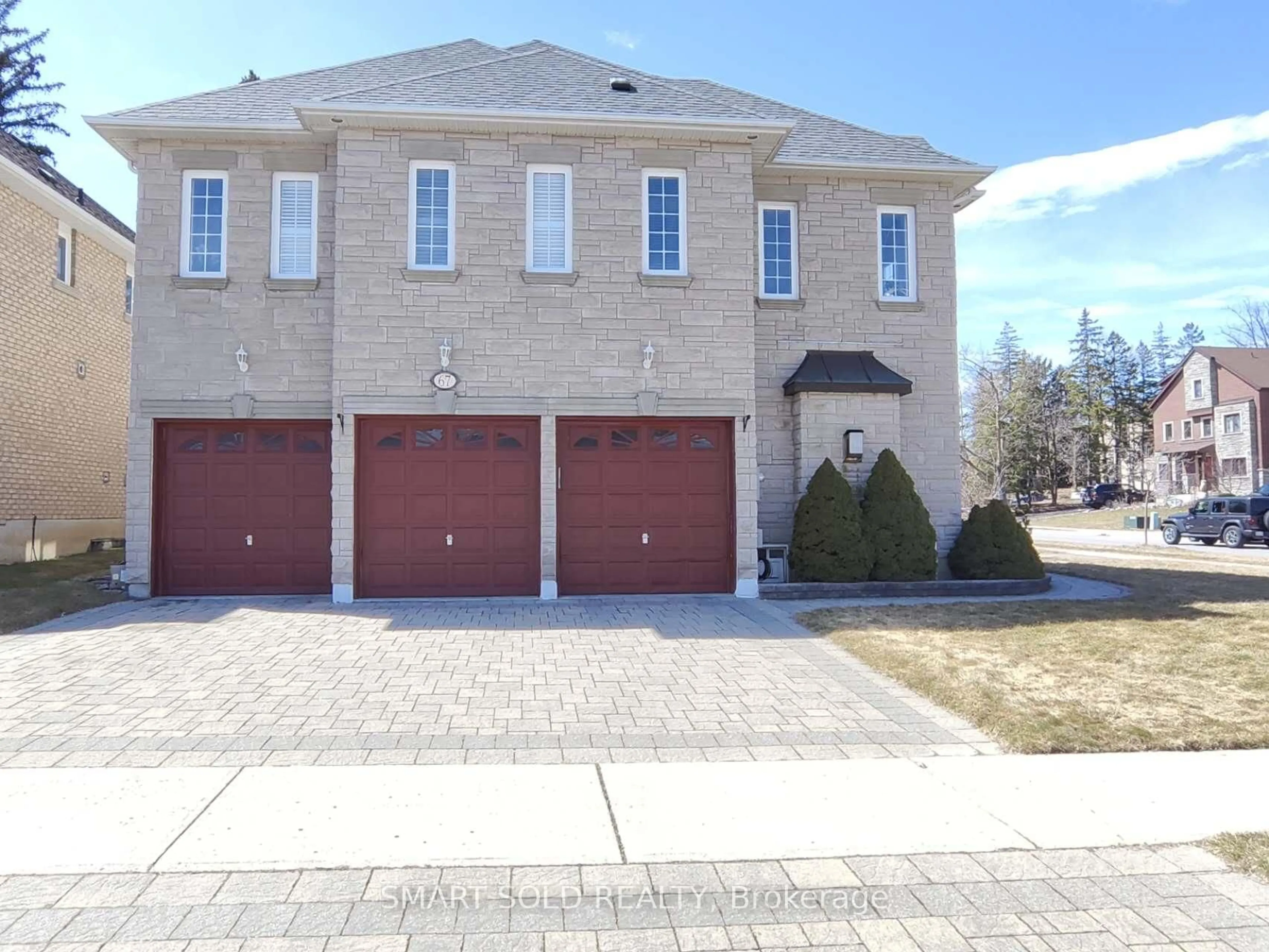 Home with brick exterior material, street for 67 Chantilly Cres, Richmond Hill Ontario L4C 0K1