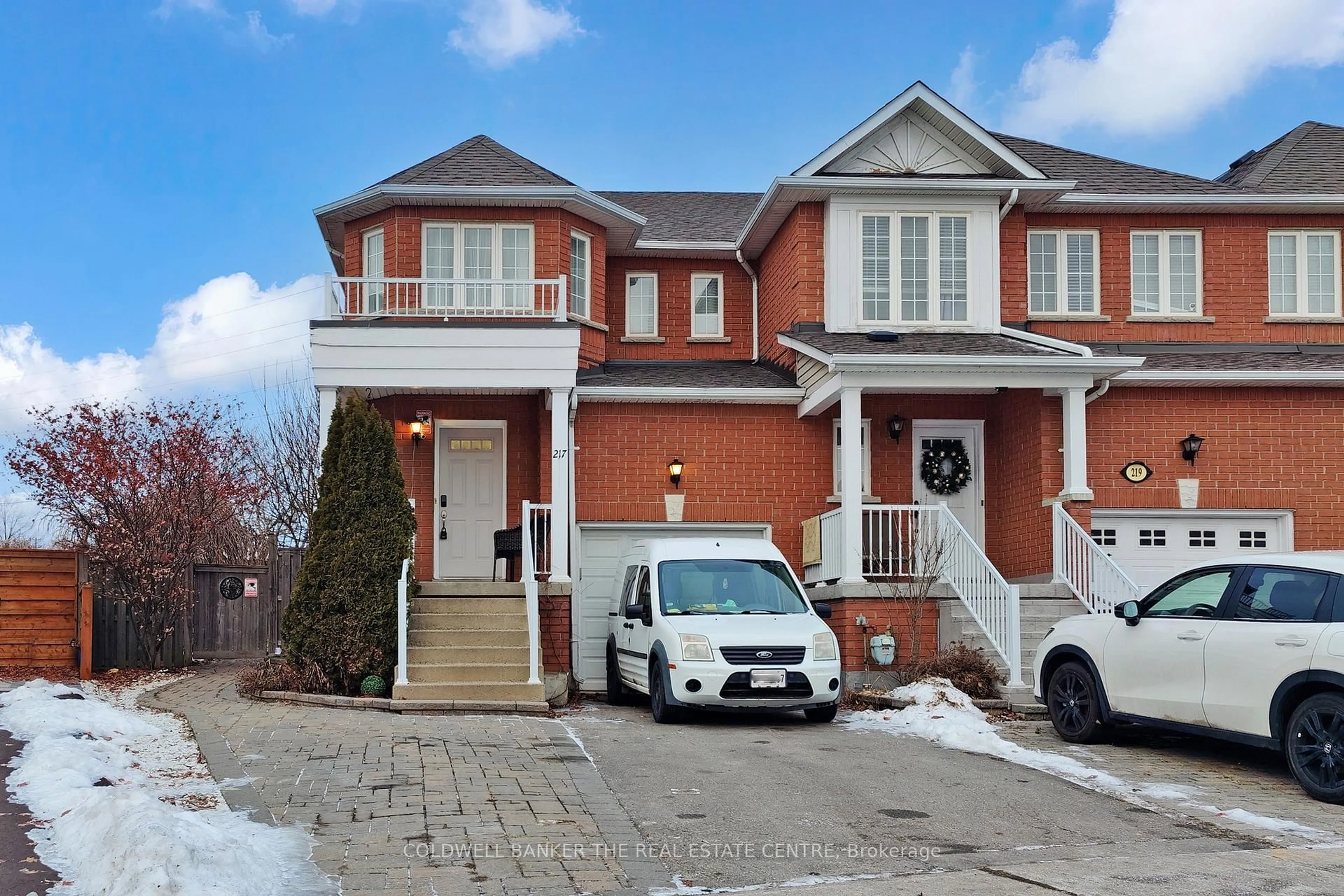 Home with brick exterior material, street for 217 Stonebriar Dr, Vaughan Ontario L6A 4A3