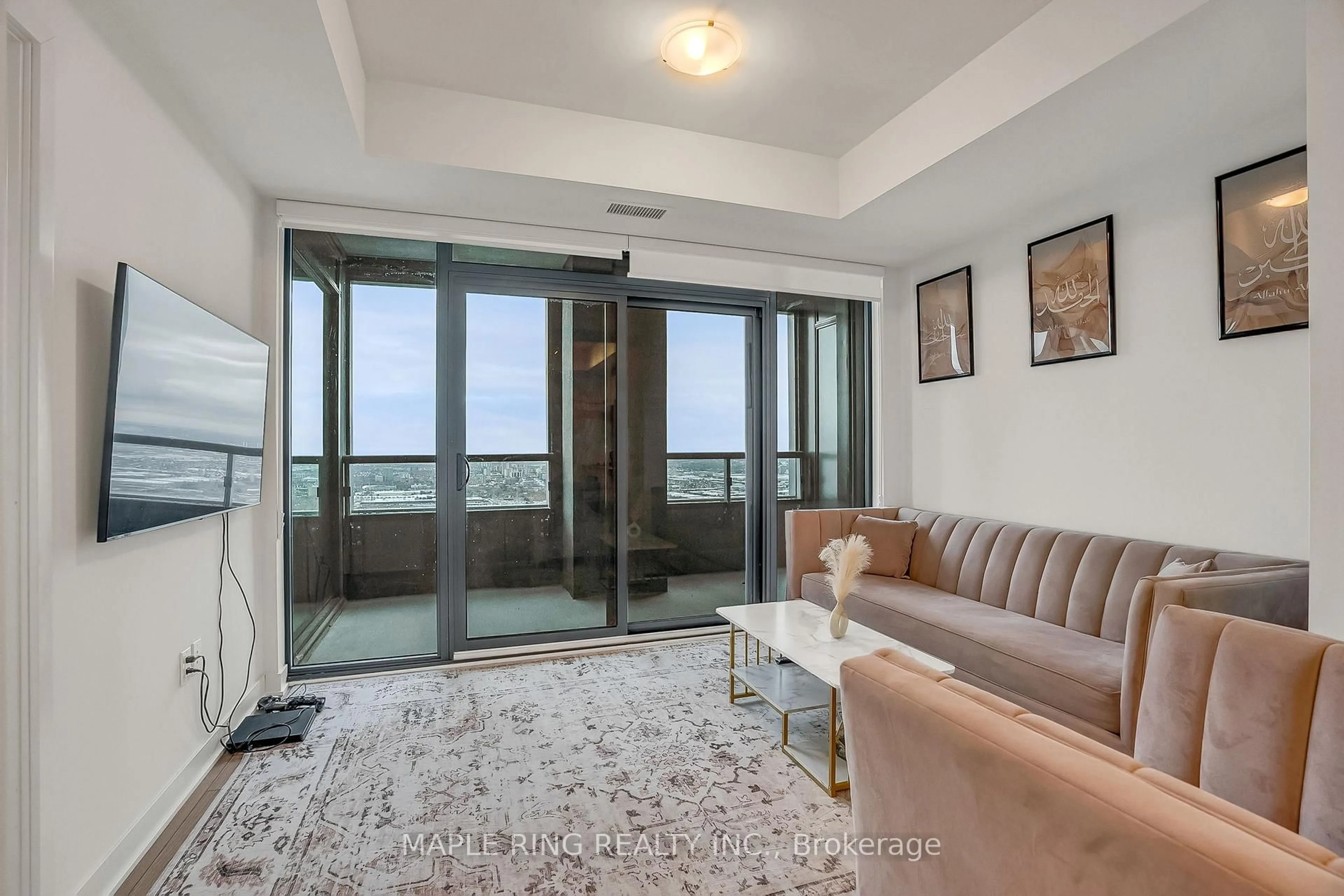 Living room with furniture, unknown for 2920 Highway 7 Rd #5003, Vaughan Ontario L4K 0P4