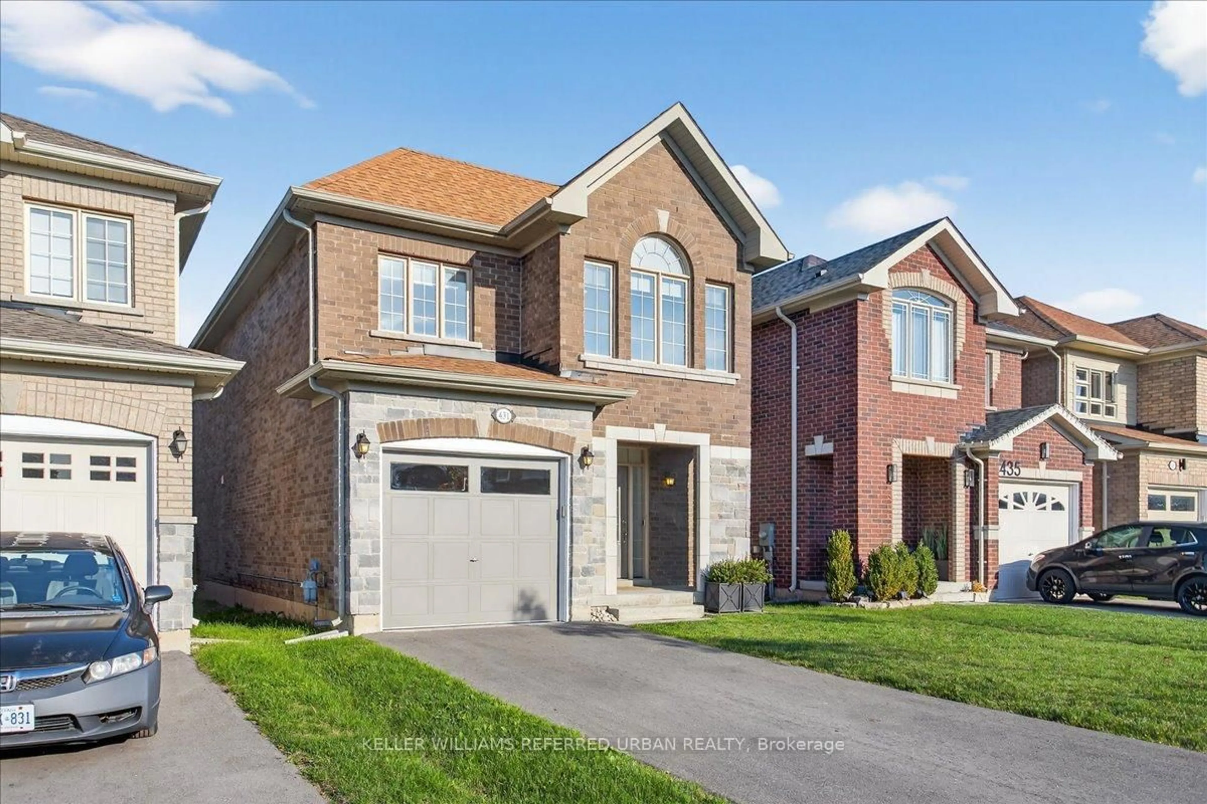 Home with brick exterior material, street for 431 Rita's Ave, Newmarket Ontario L3X 2N1