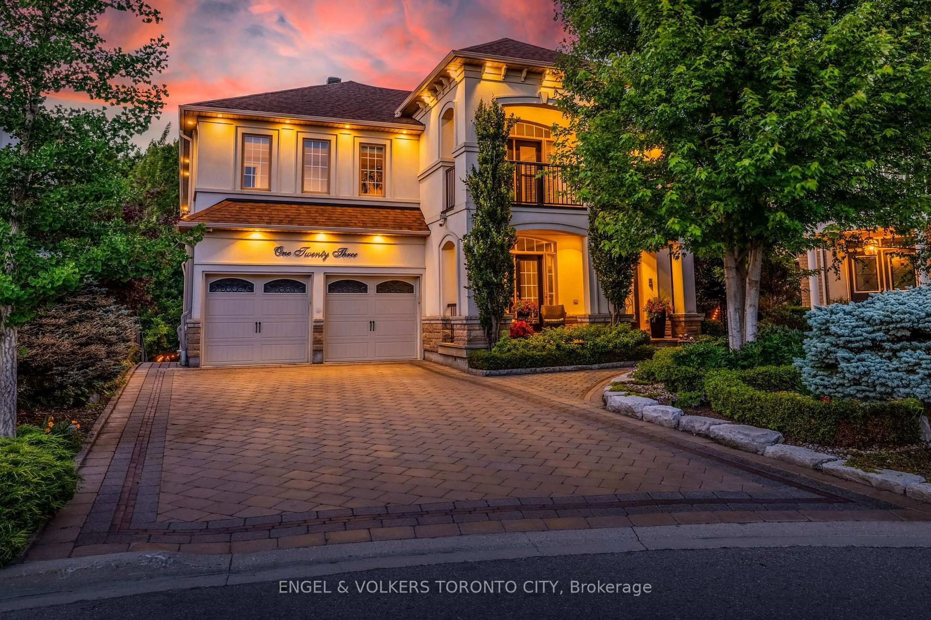 Home with brick exterior material, street for 123 Salamander Crt, Vaughan Ontario L6A 0B9