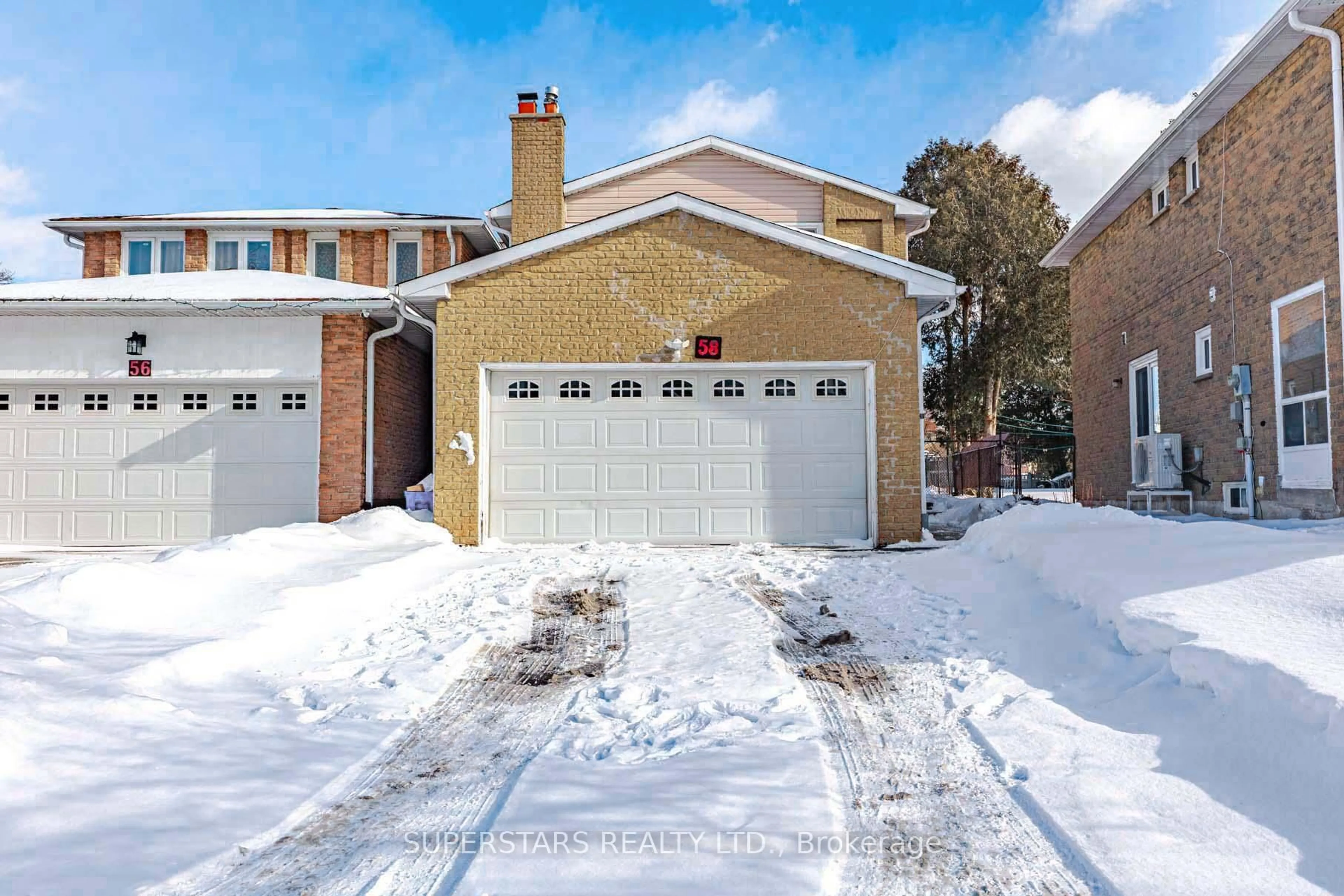 Home with brick exterior material, street for 58 Fordcombe Cres, Markham Ontario L3R 3E8