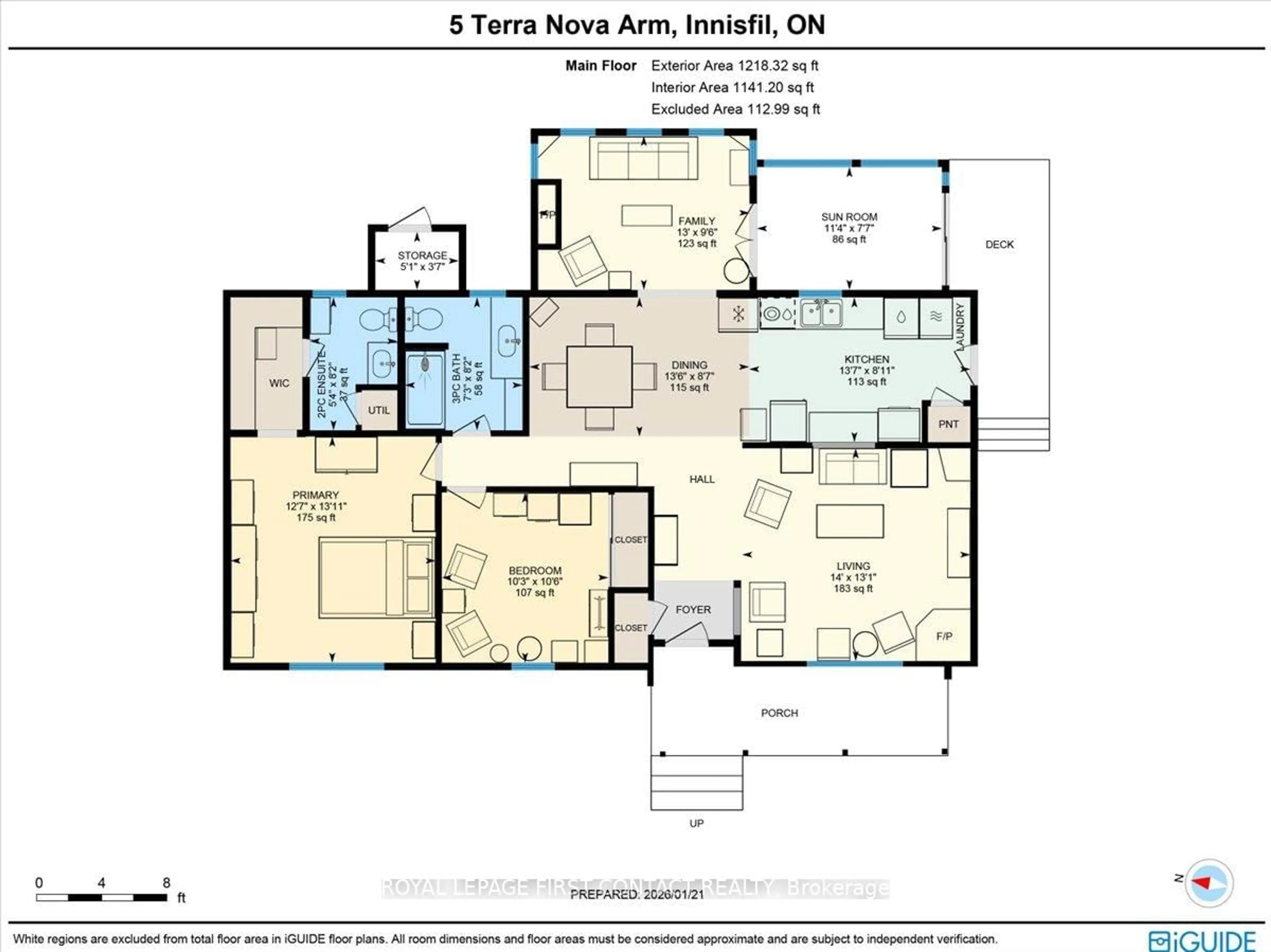 Floor plan for 5 Terra Nova Arm, Innisfil Ontario L9S 1S1