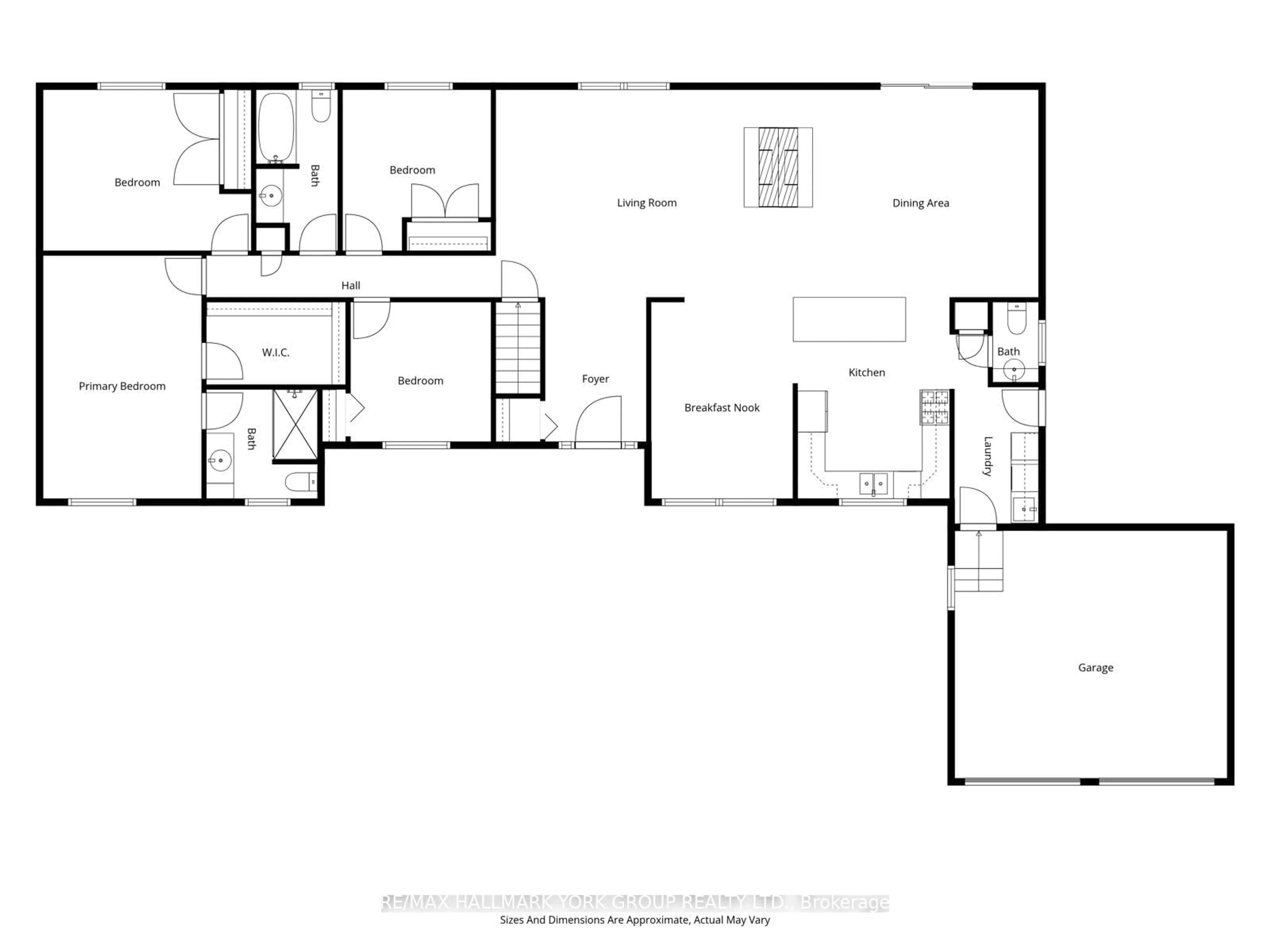 Floor plan for 501 Samuel Harper Crt, East Gwillimbury Ontario L0G 1M0