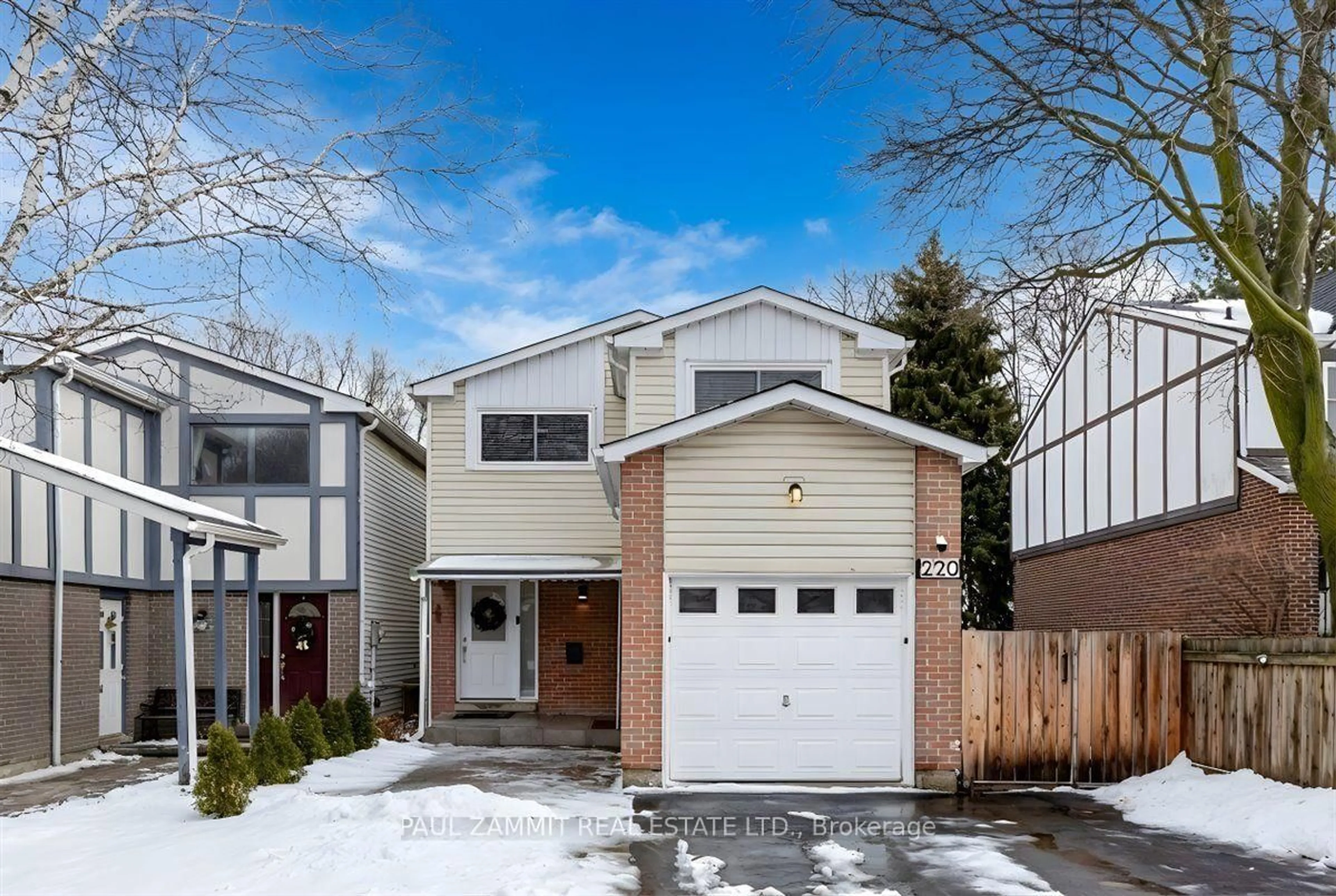 Home with brick exterior material, street for 220 Simonston Blvd, Markham Ontario L3T 4M2