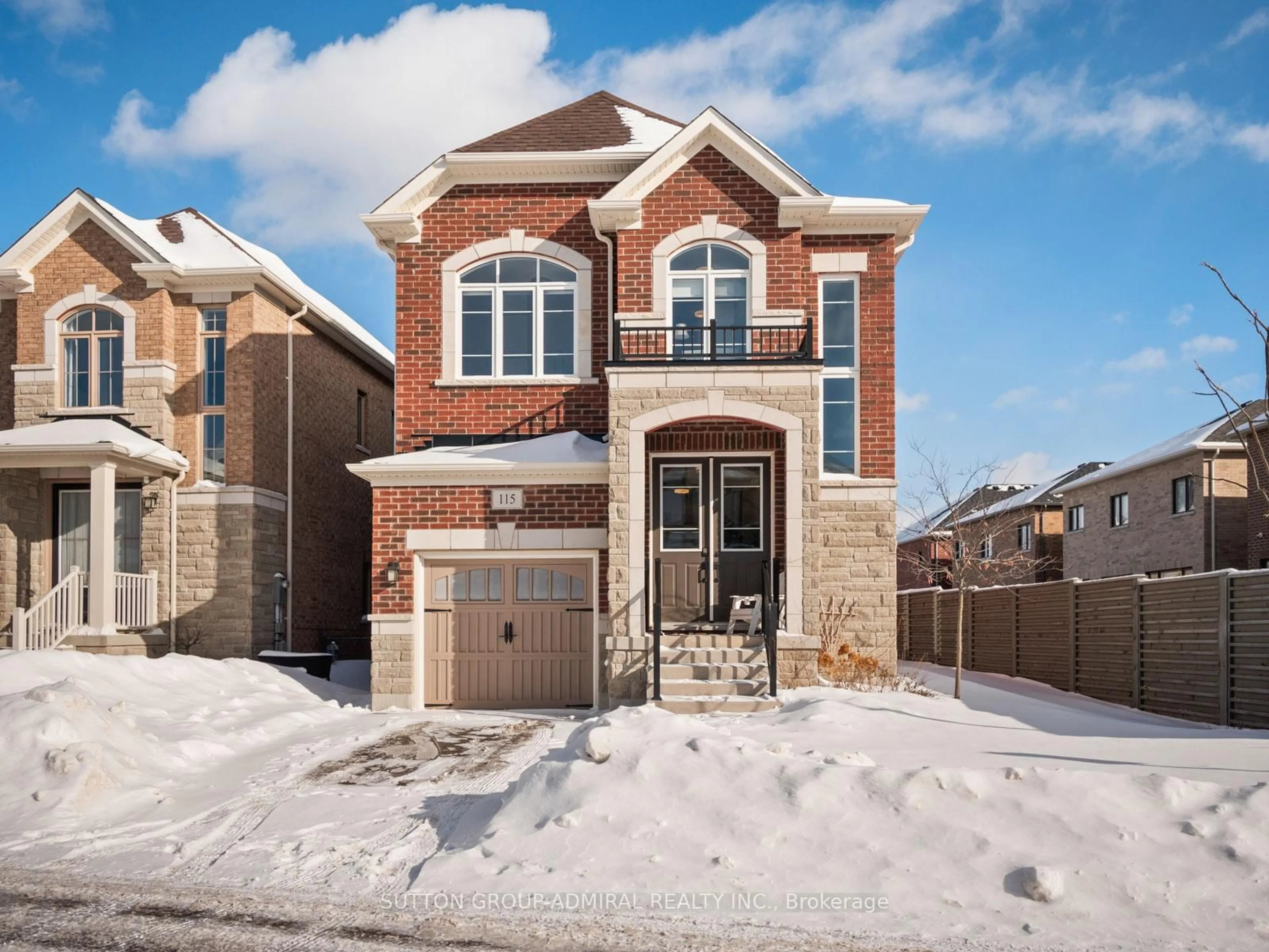 Home with brick exterior material, street for 115 Pine Hill Cres, Aurora Ontario L4G 3X9