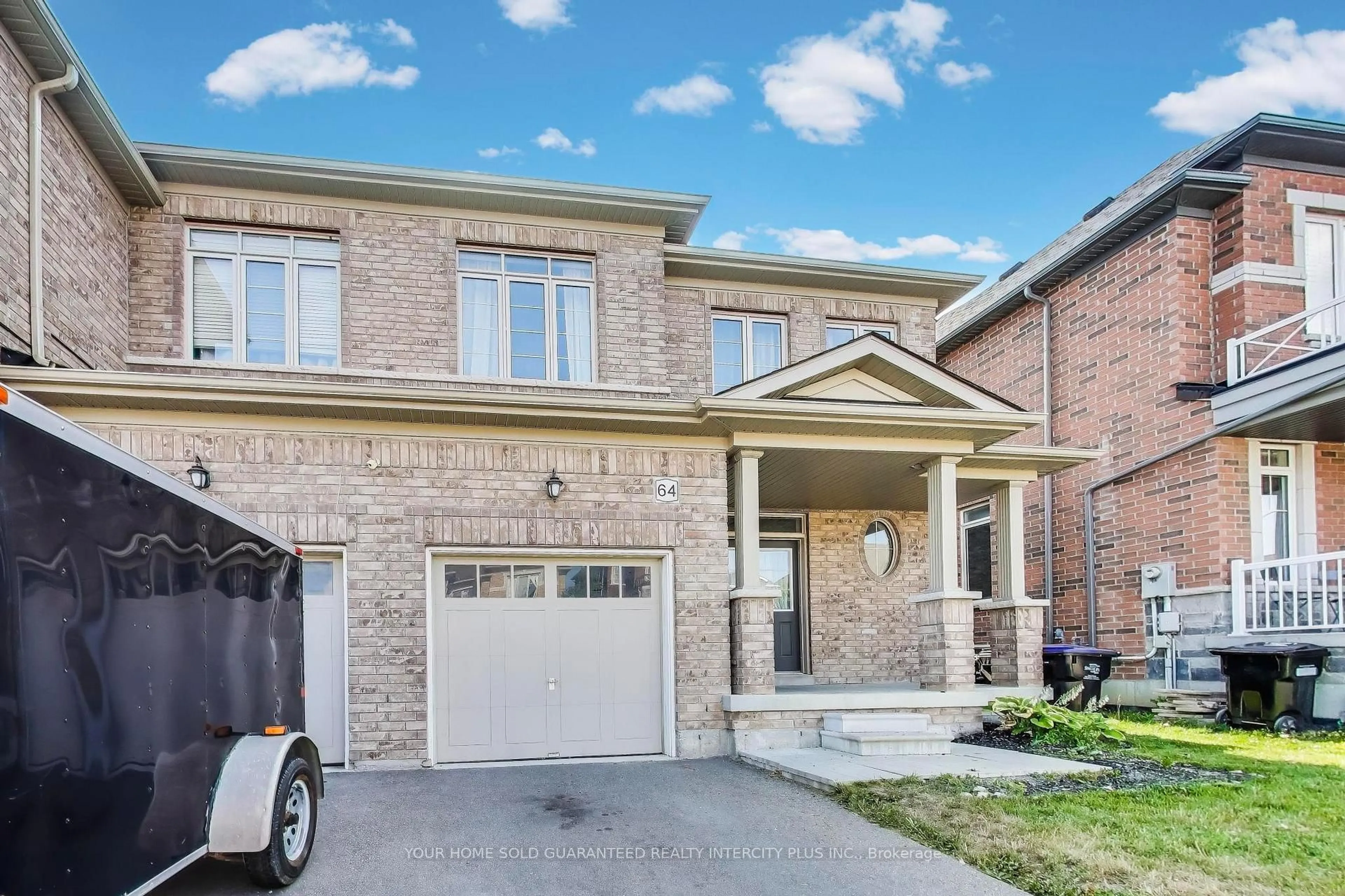 Home with brick exterior material, street for 64 Barrow Ave, Bradford West Gwillimbury Ontario L3Z 0W1