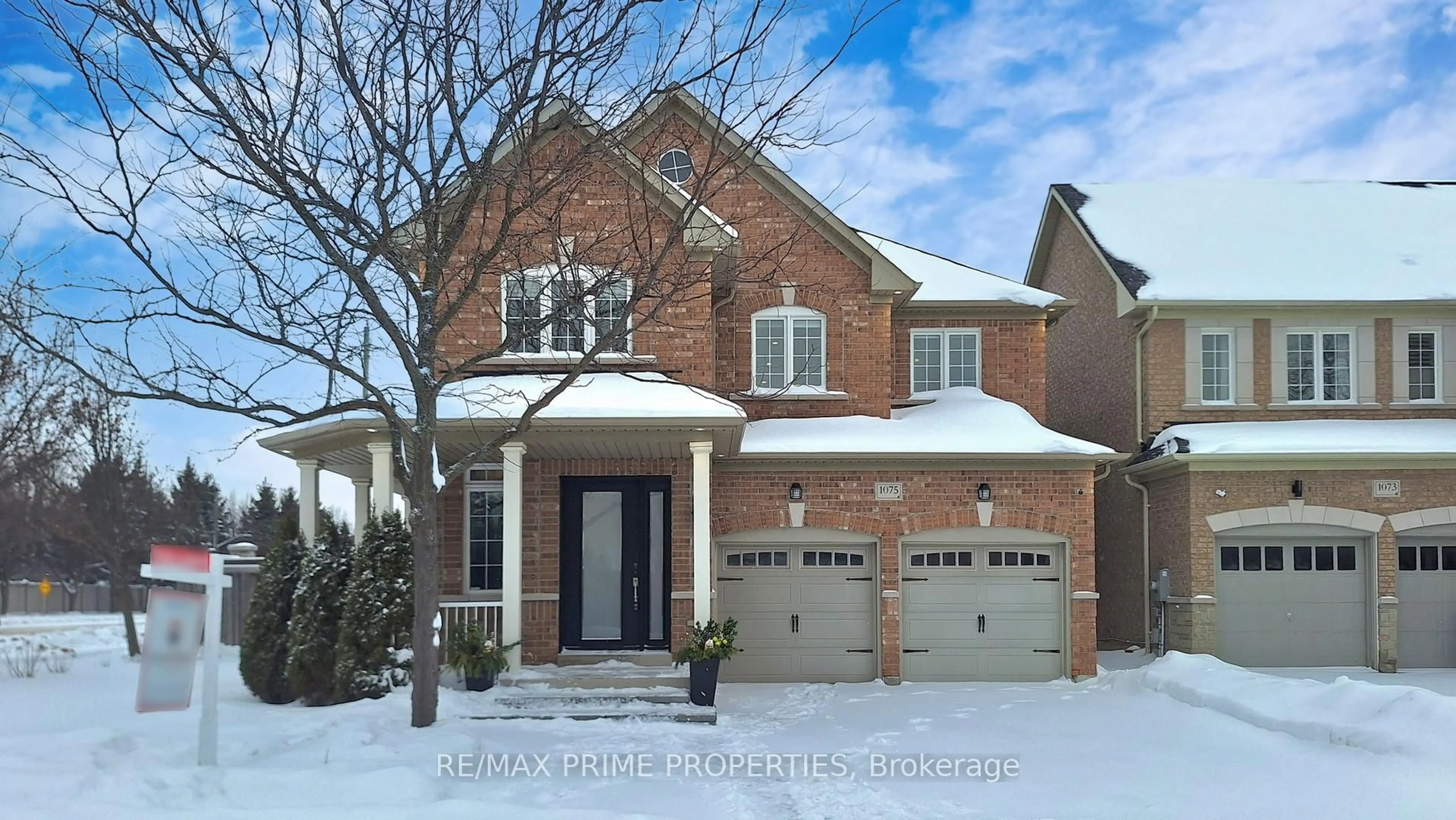 Home with brick exterior material, street for 1075 Warby Tr, Newmarket Ontario L3X 3H6