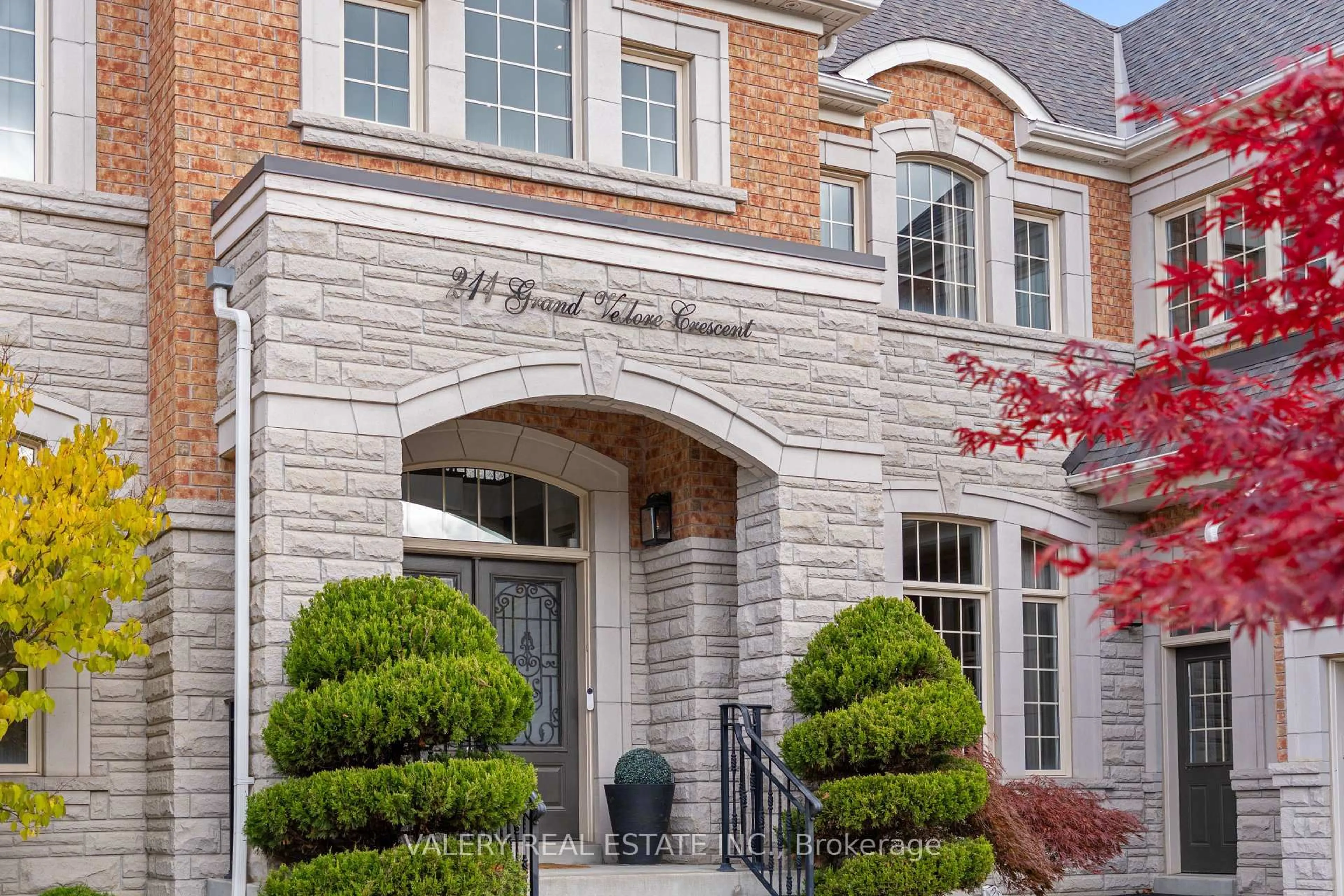 Home with brick exterior material, street for 211 Grand Vellore Cres, Vaughan Ontario L4H 0N9