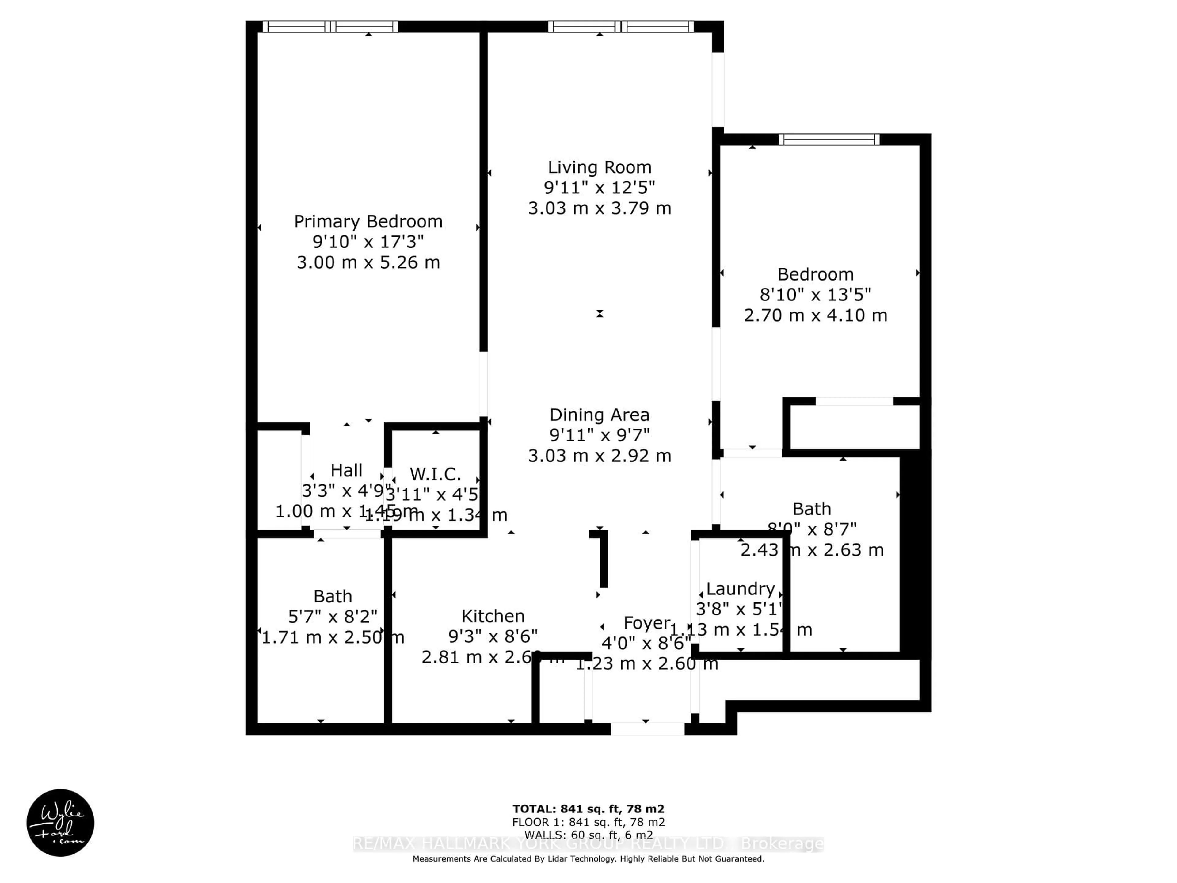 Floor plan for 160 Wellington St #210, Aurora Ontario L4G 1J3