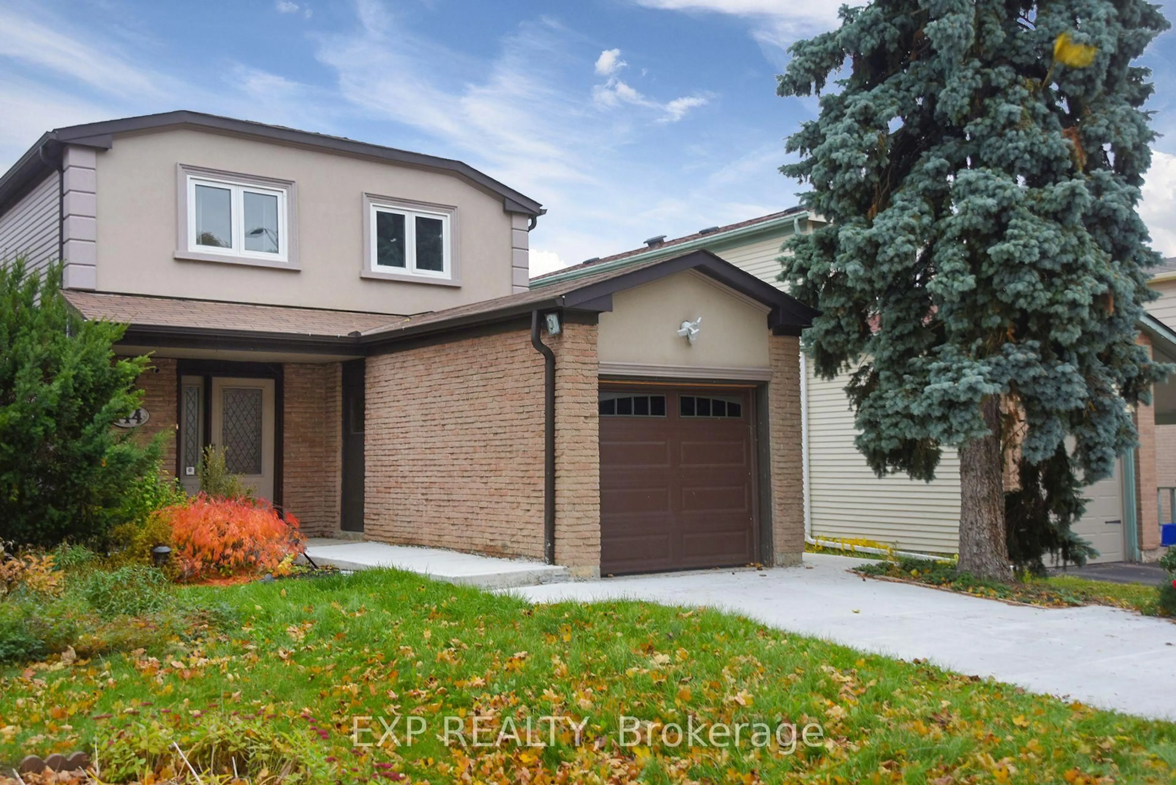 Home with brick exterior material, street for 144 Snowshoe Cres, Markham Ontario L3T 4M9