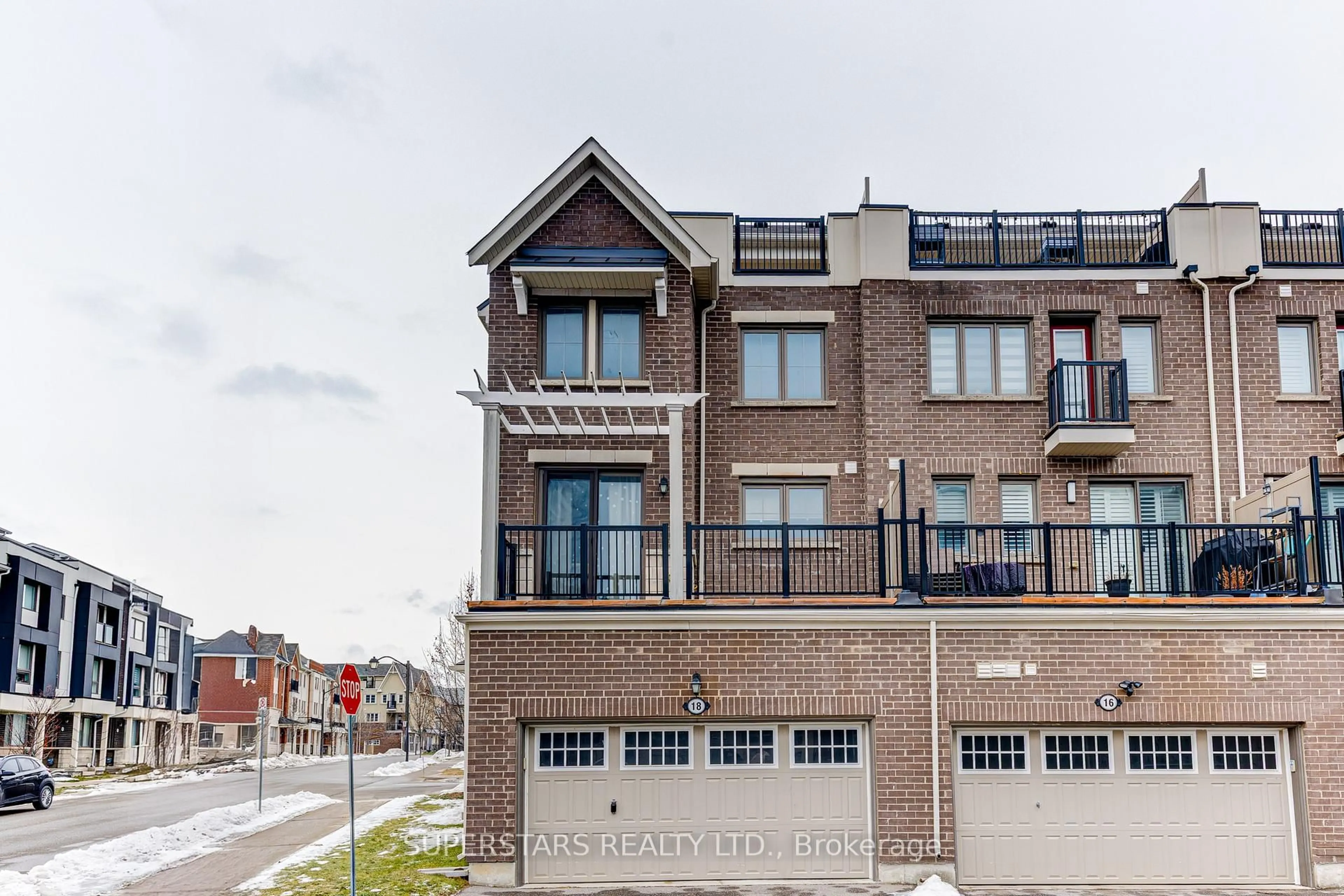 Home with brick exterior material, street for 18 Thomas Swanson St, Markham Ontario L6B 1M8