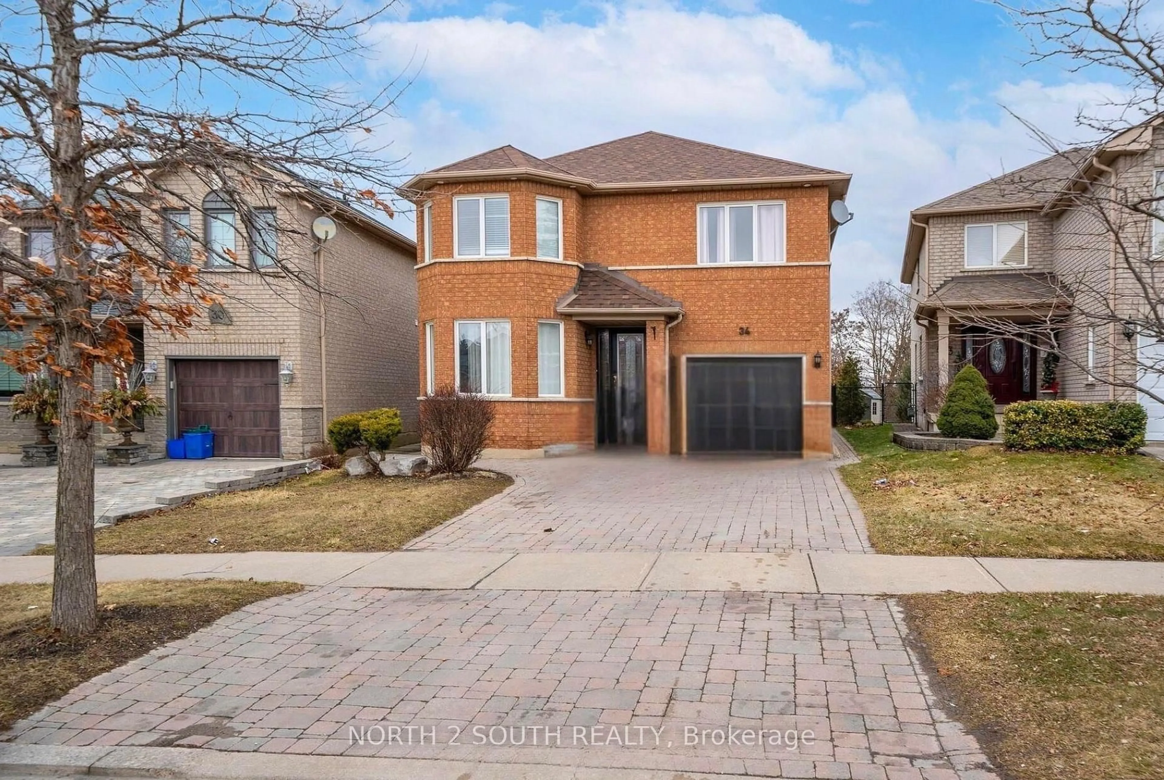 Home with brick exterior material, street for 34 Royalpark Way, Vaughan Ontario L4H 1J5