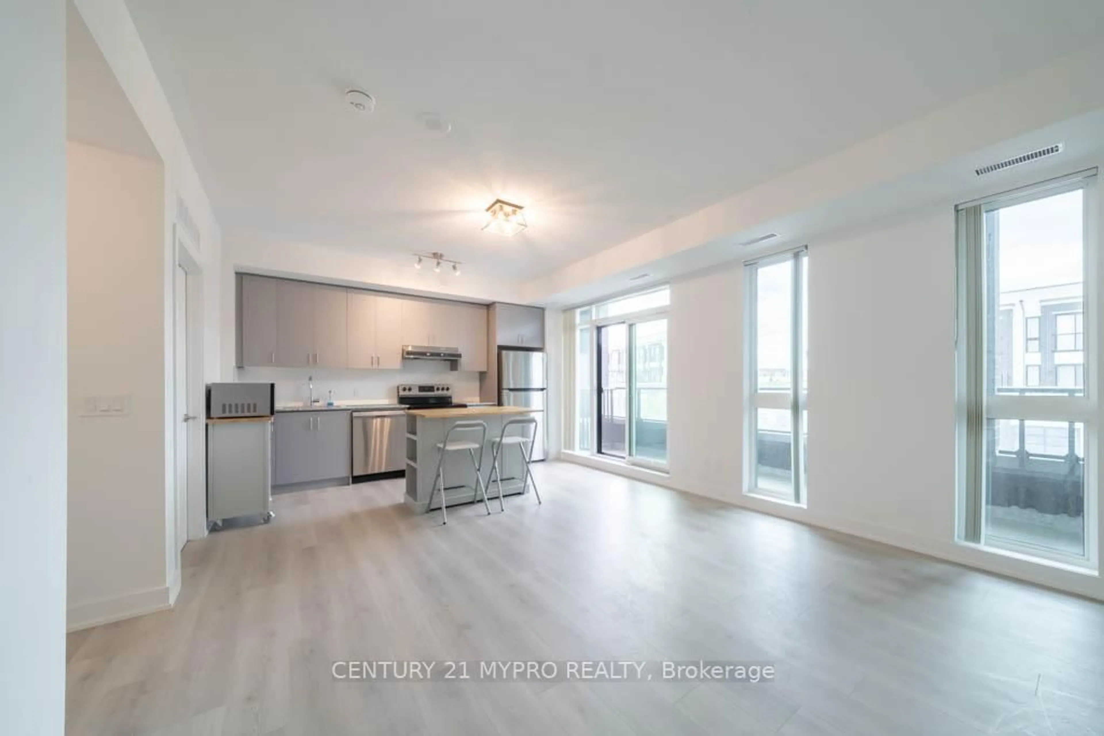 Open concept kitchen, unknown for 1 Climo Lane #213, Markham Ontario L6E 0V8