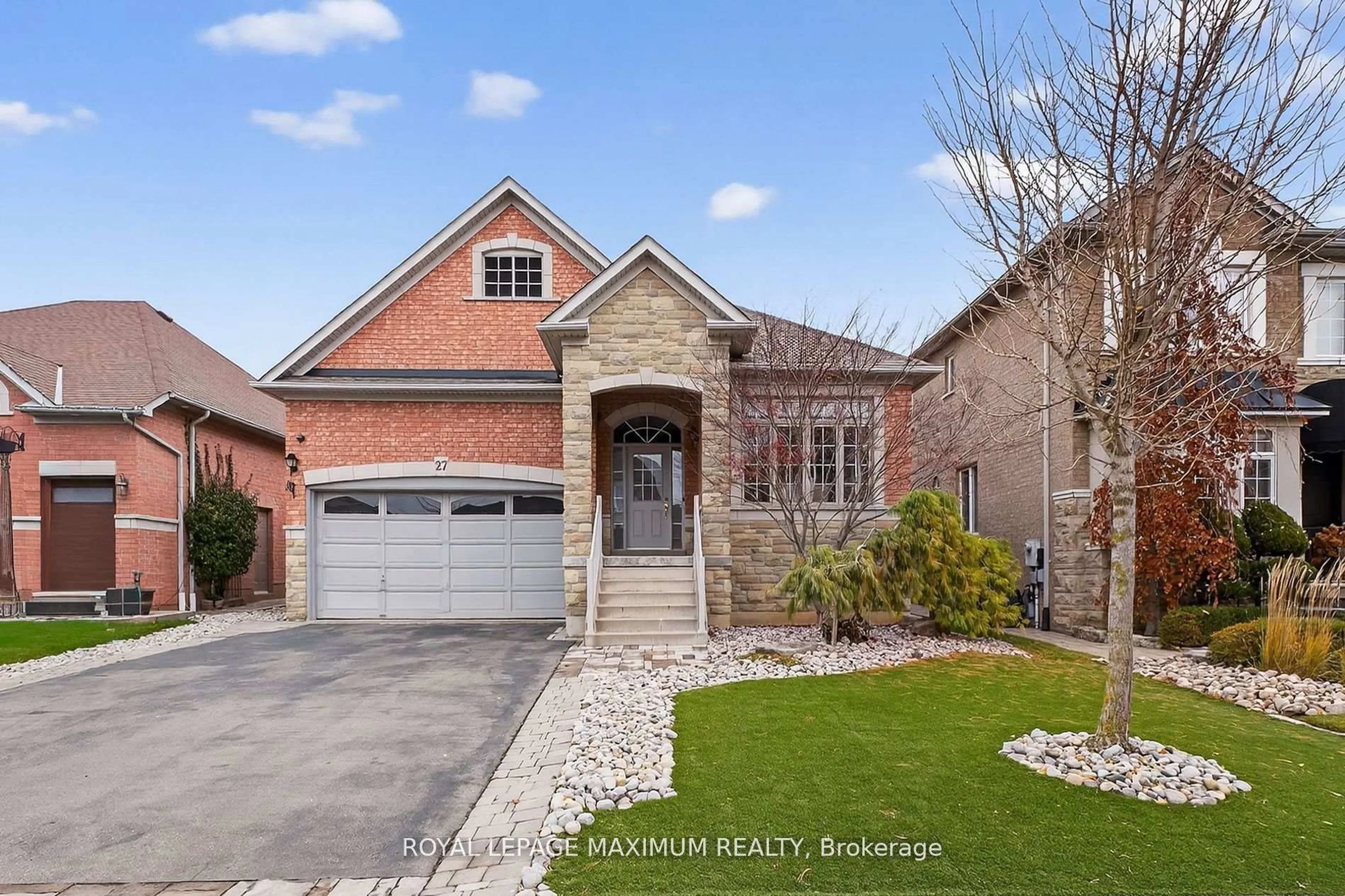 Home with brick exterior material, street for 27 Acqua Dr, Vaughan Ontario L4H 3L1