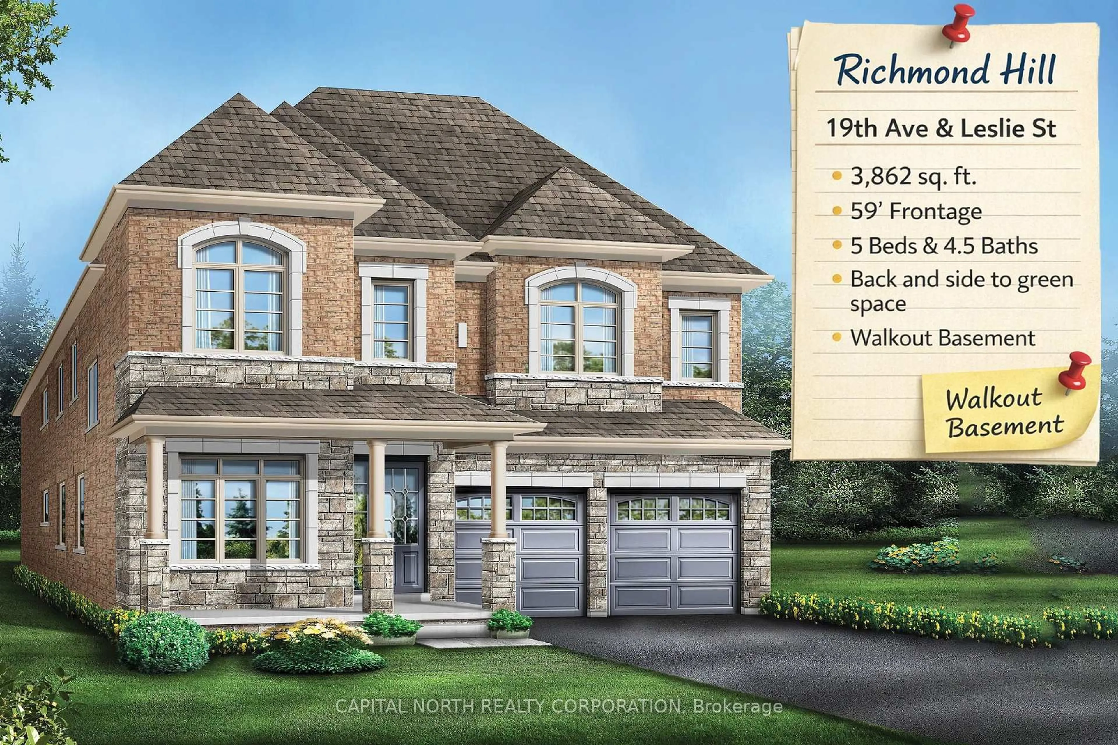 Home with brick exterior material, street for 32 Art Leech Dr, Richmond Hill Ontario L4E 1P2