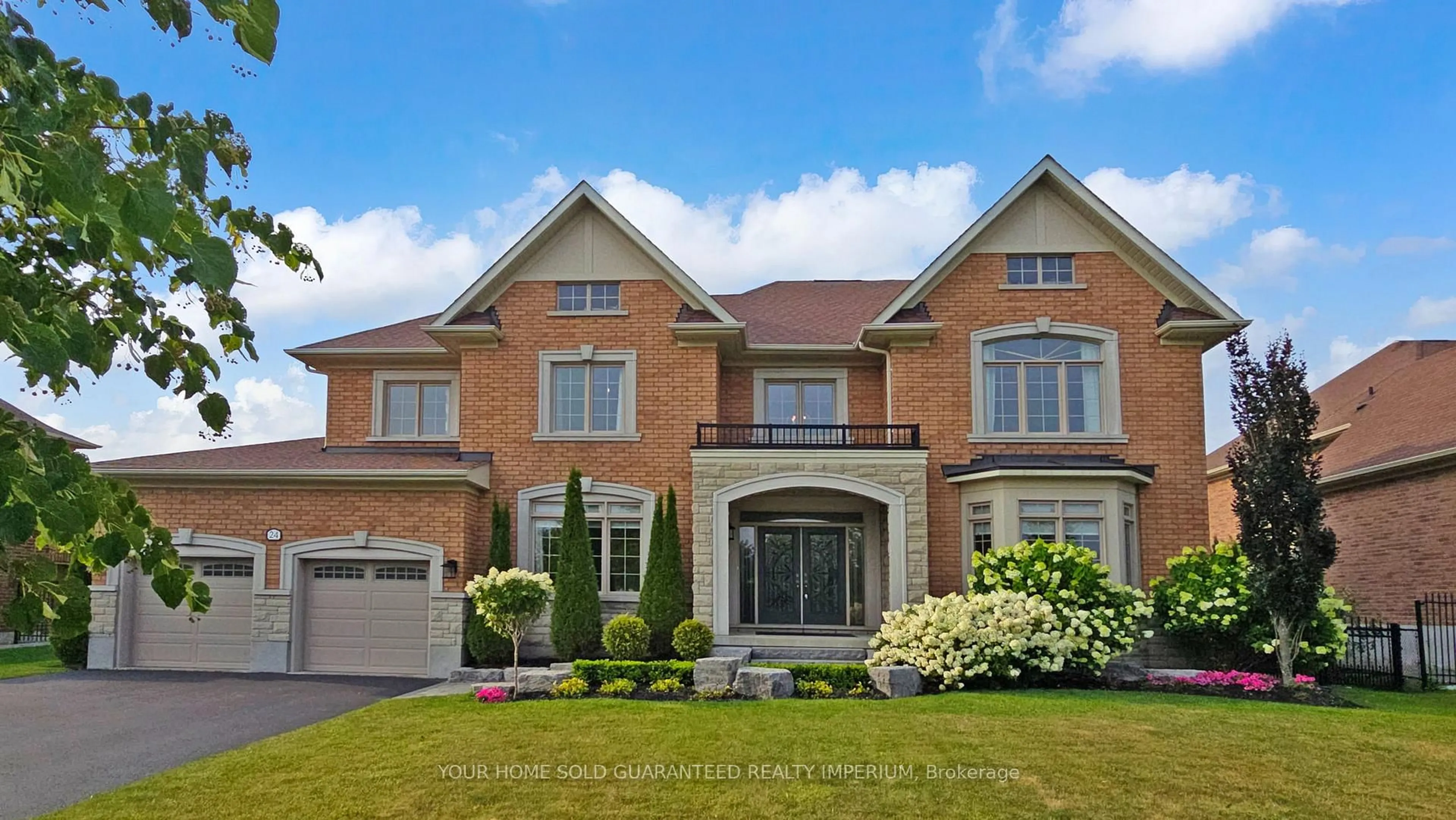 Home with brick exterior material, street for 24 Wyndance Way, Uxbridge Ontario L9P 0B8