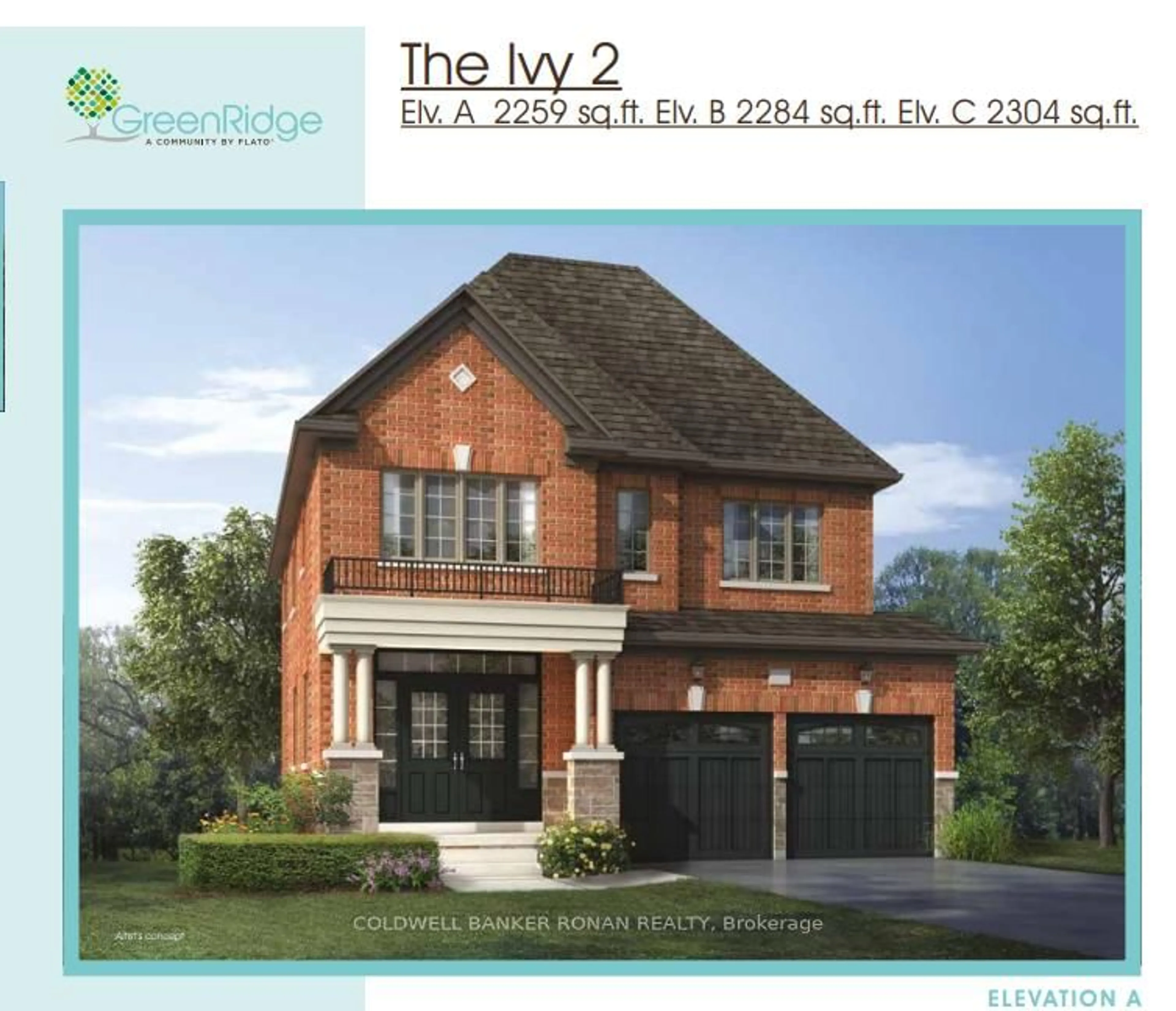 Home with brick exterior material, unknown for 9 Tamblyn Tr #Lot 45, New Tecumseth Ontario L0G 1A0