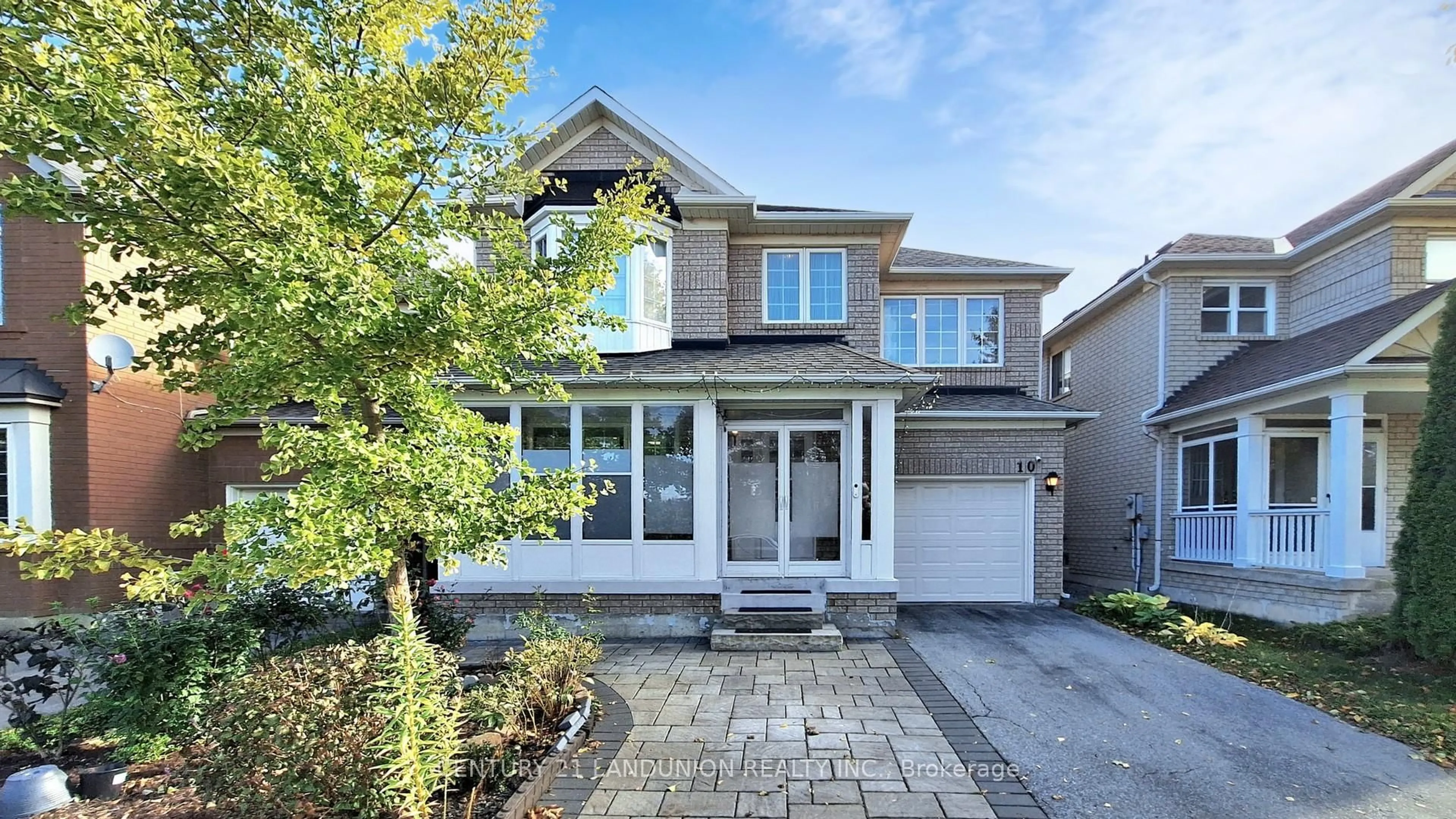 Home with brick exterior material, street for 10 Majestic Dr, Markham Ontario L6C 2B2