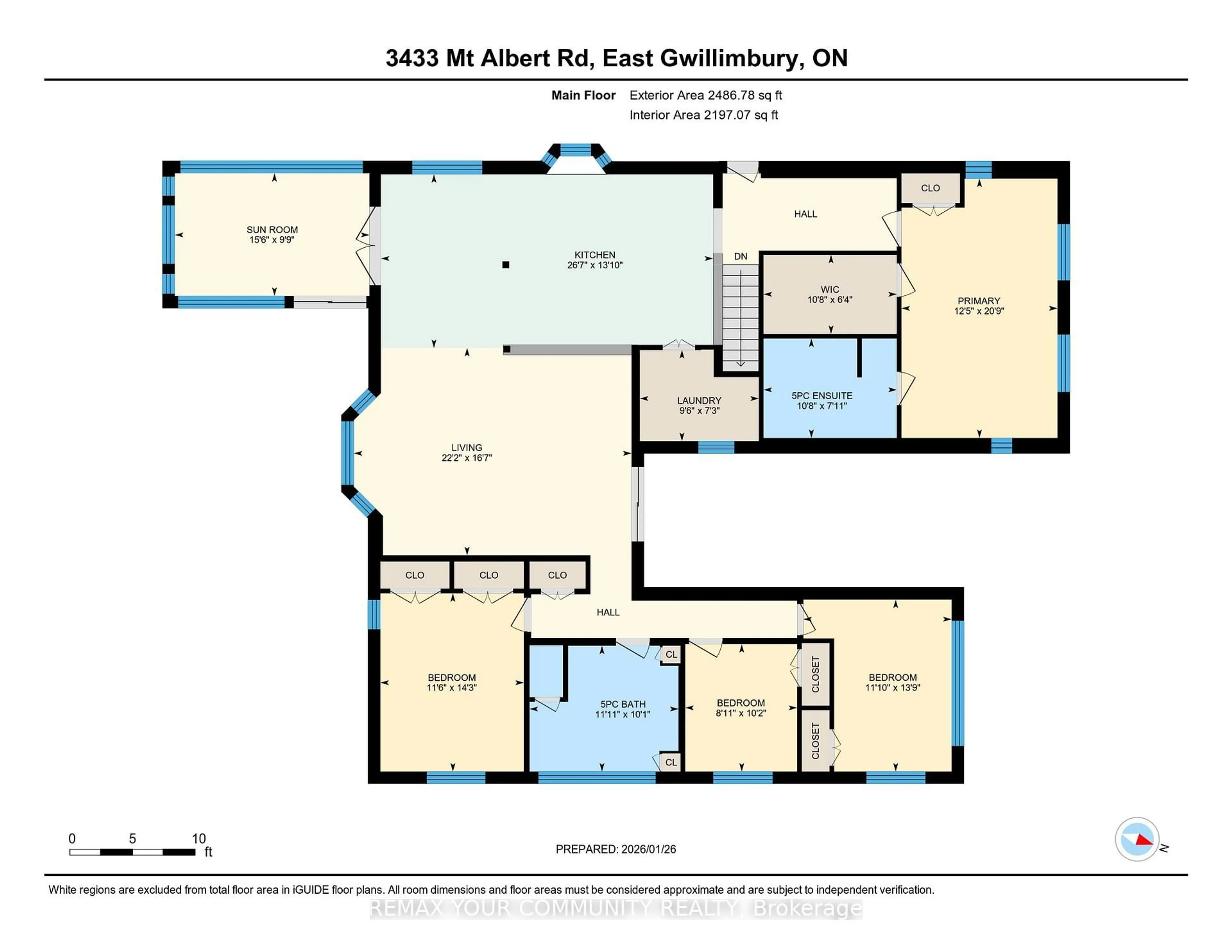 Floor plan for 3433 Mount Albert Rd, East Gwillimbury Ontario L0G 1V0