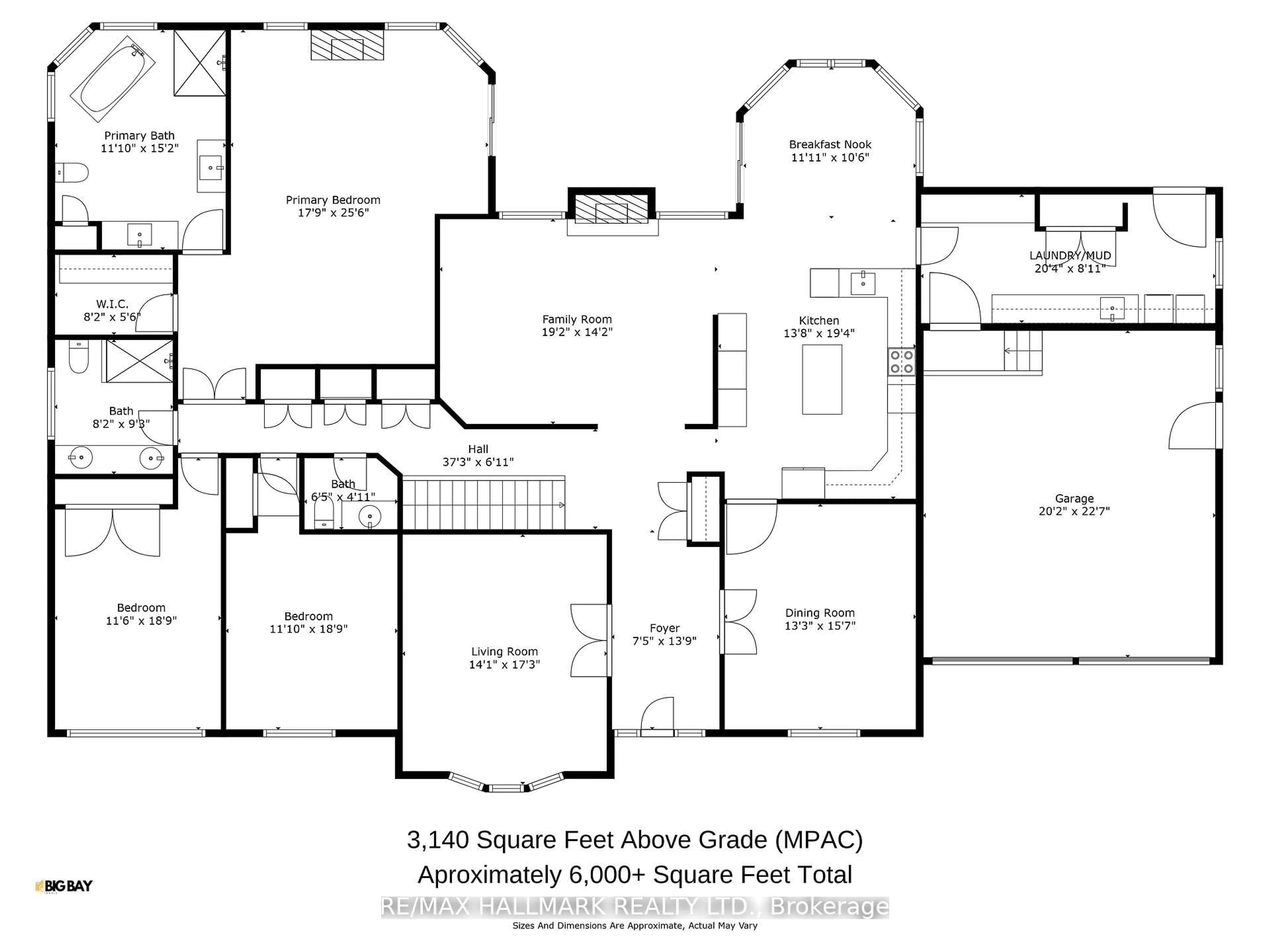 Floor plan for 71 Willow Farm Lane, Aurora Ontario L4G 6K2