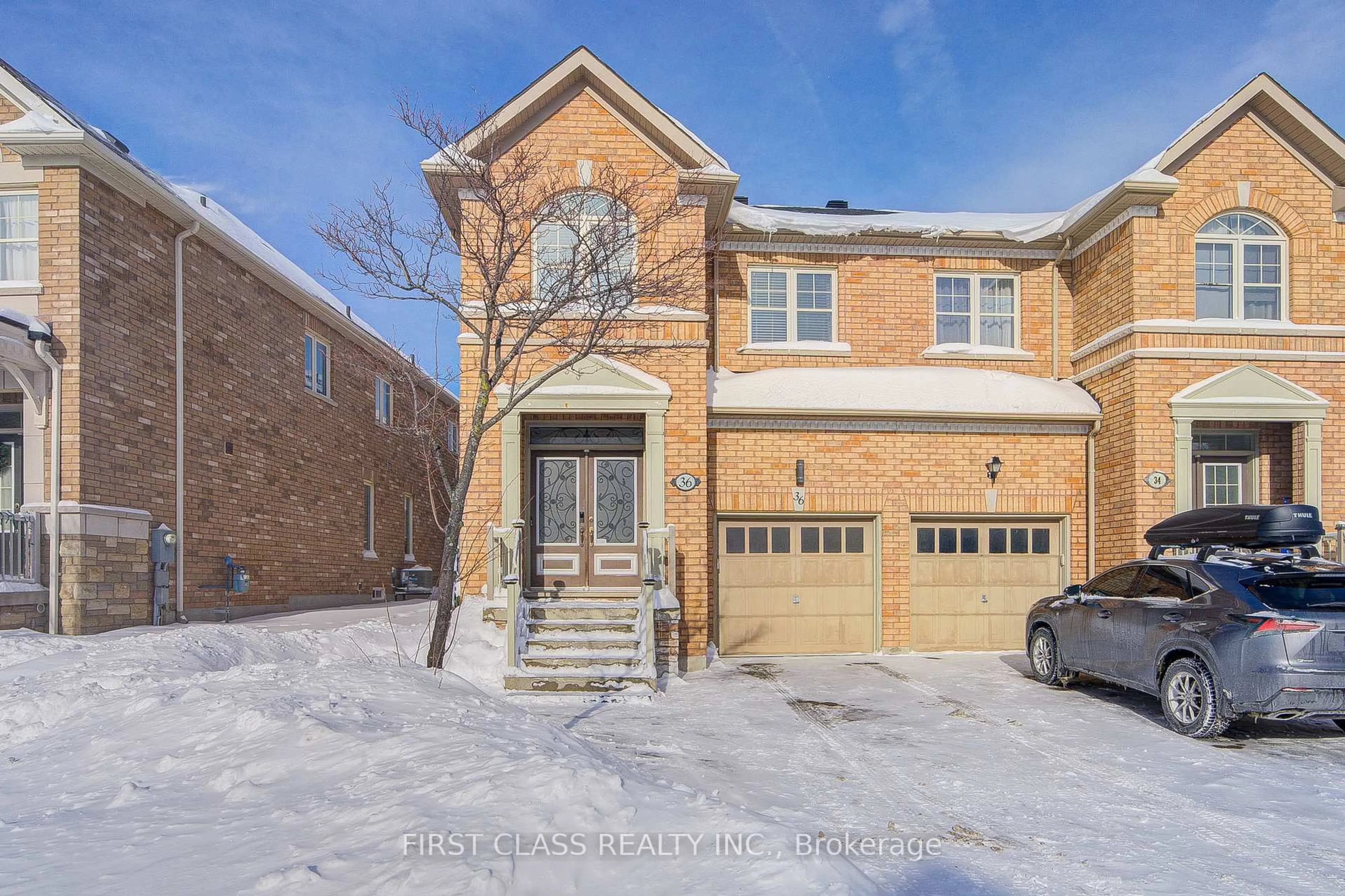 Home with brick exterior material, street for 36 Staglin Crt, Markham Ontario L6C 0K9