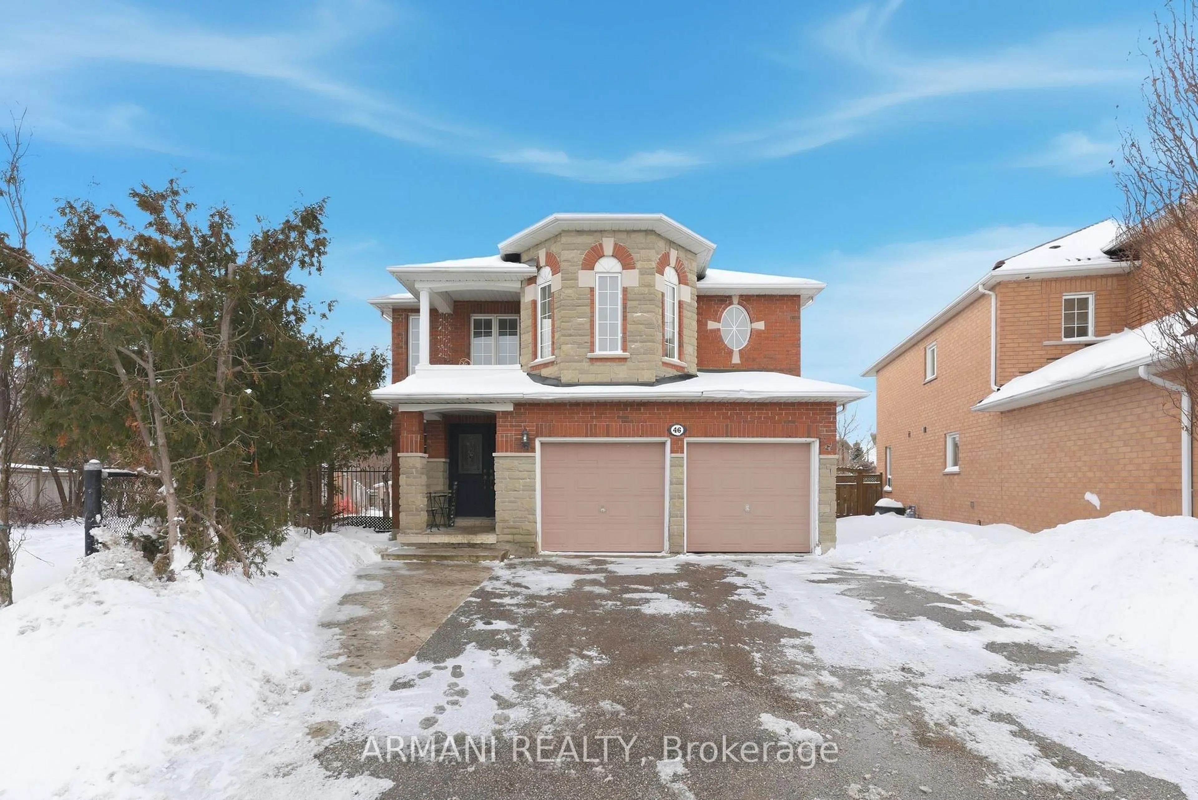 Home with brick exterior material, street for 46 Purcell Cres, Vaughan Ontario L6A 3C6