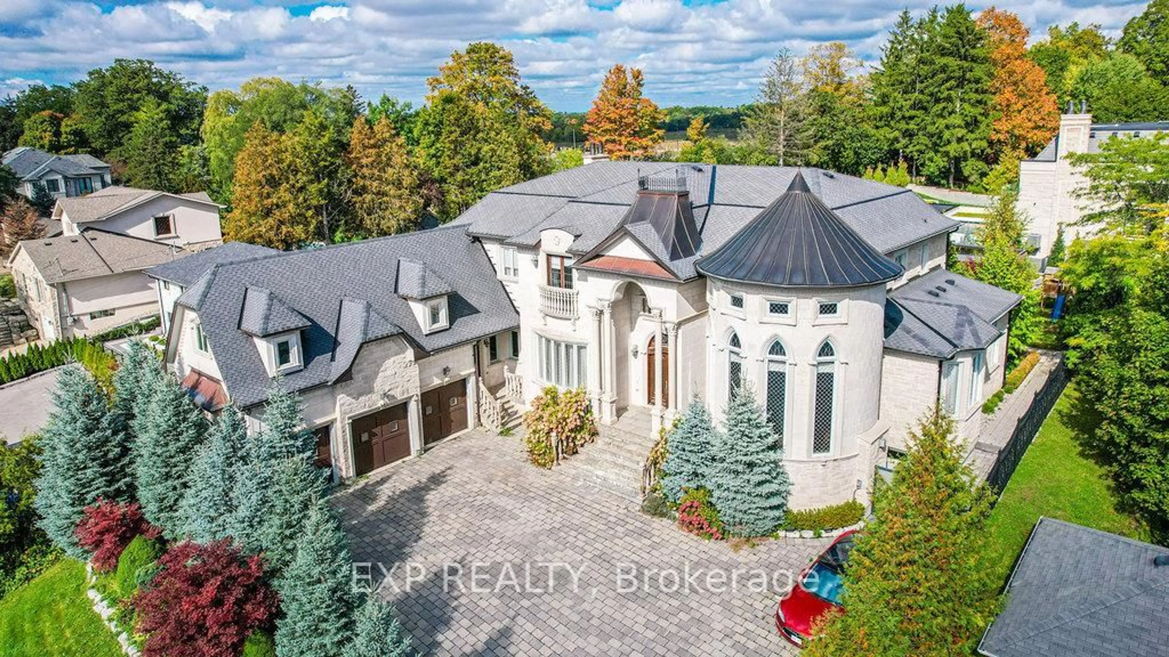 A pic from outside/outdoor area/front of a property/back of a property/a pic from drone, unknown for 68 Davidson Dr, Vaughan Ontario L4L 1M3