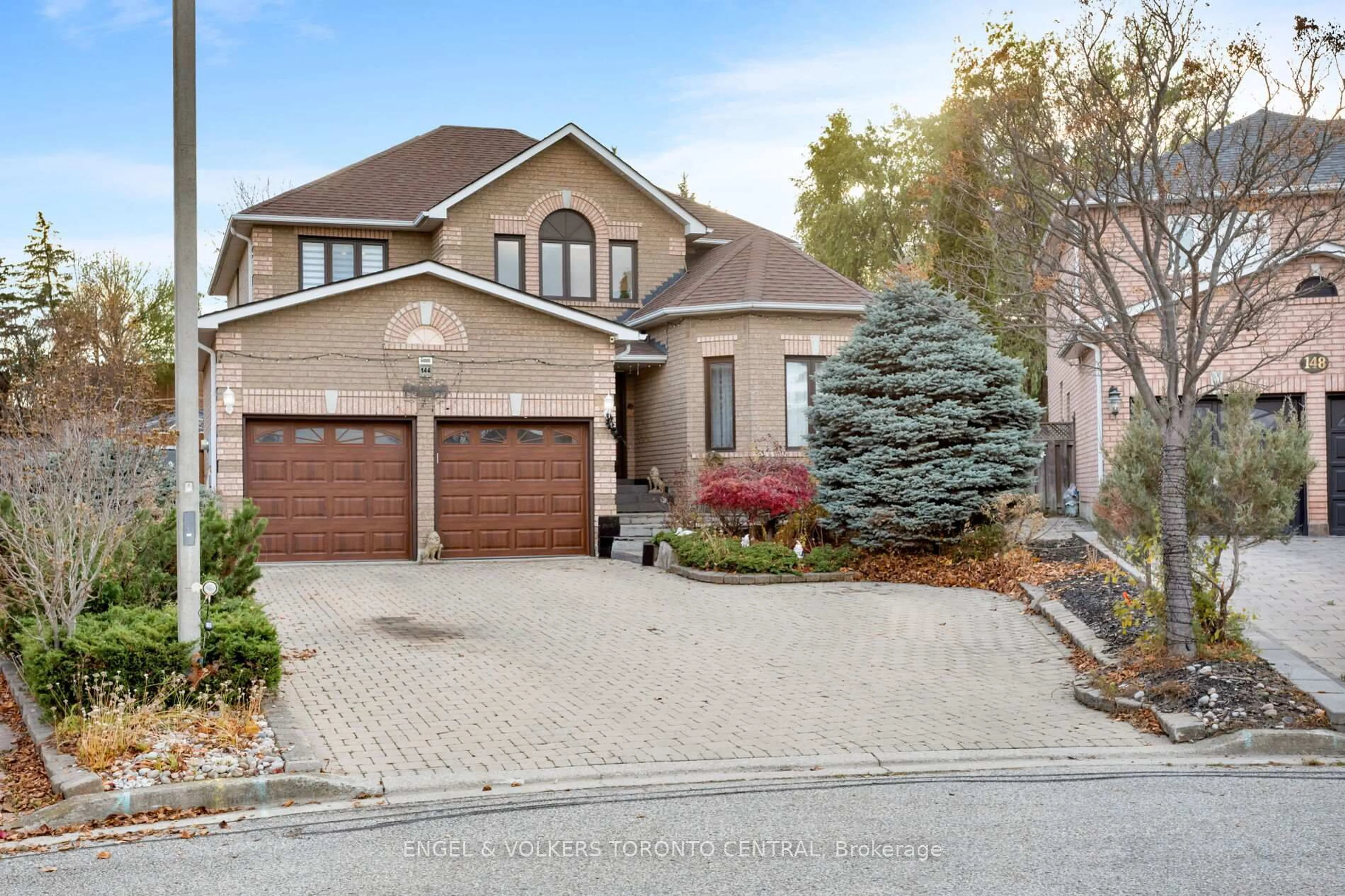 Home with brick exterior material, street for 144 Claremont Lane, Vaughan Ontario L4L 8Z8