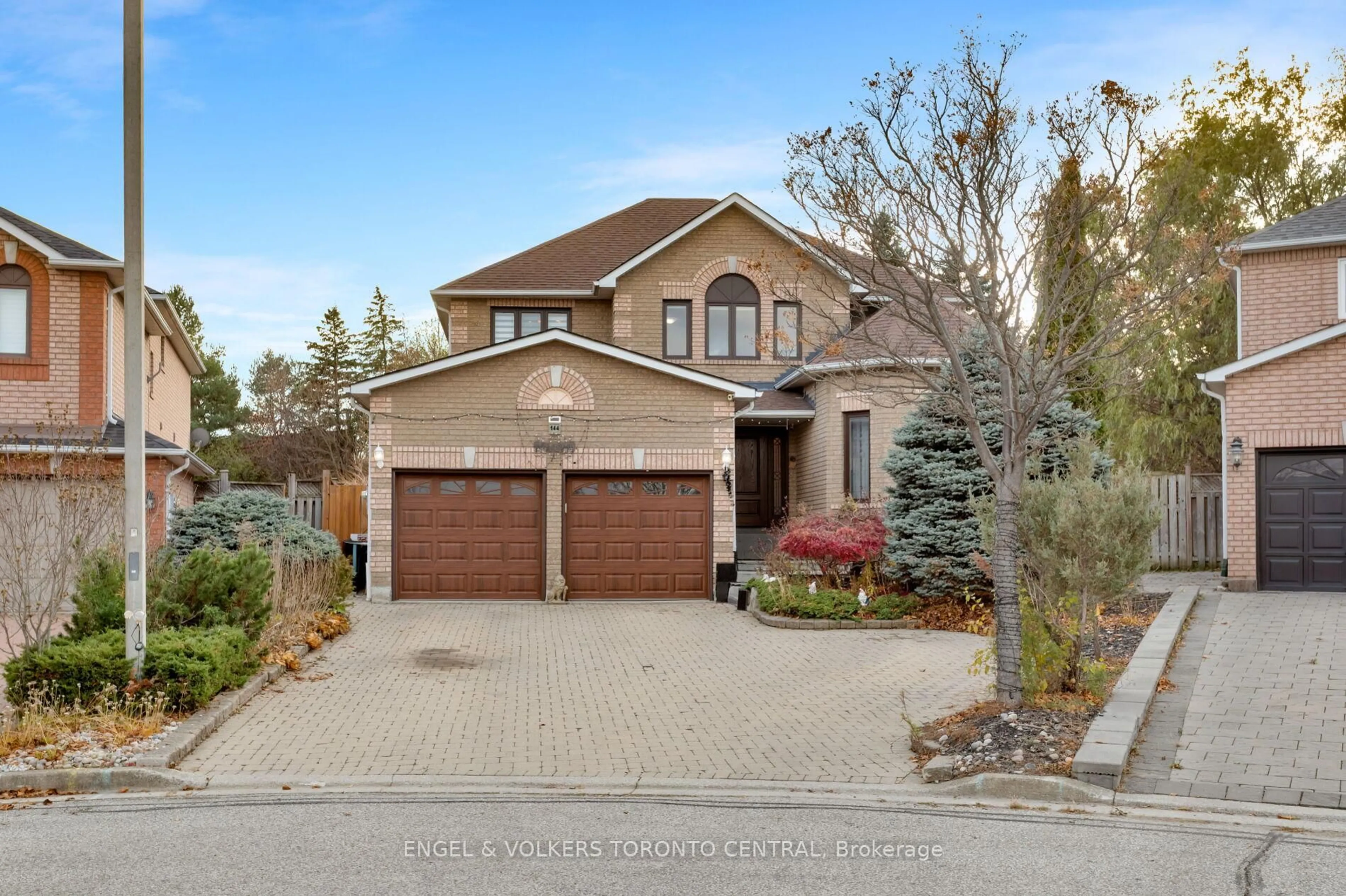 Home with brick exterior material, street for 144 Claremont Lane, Vaughan Ontario L4L 8Z8