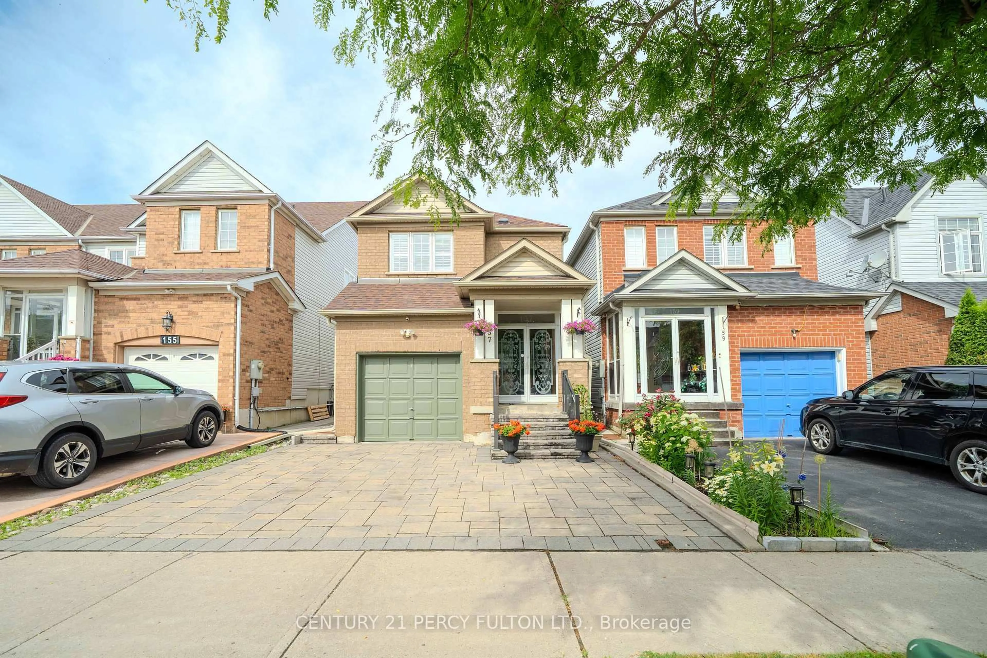 Home with brick exterior material, street for 157 Billingsley Cres, Markham Ontario L3S 4P3