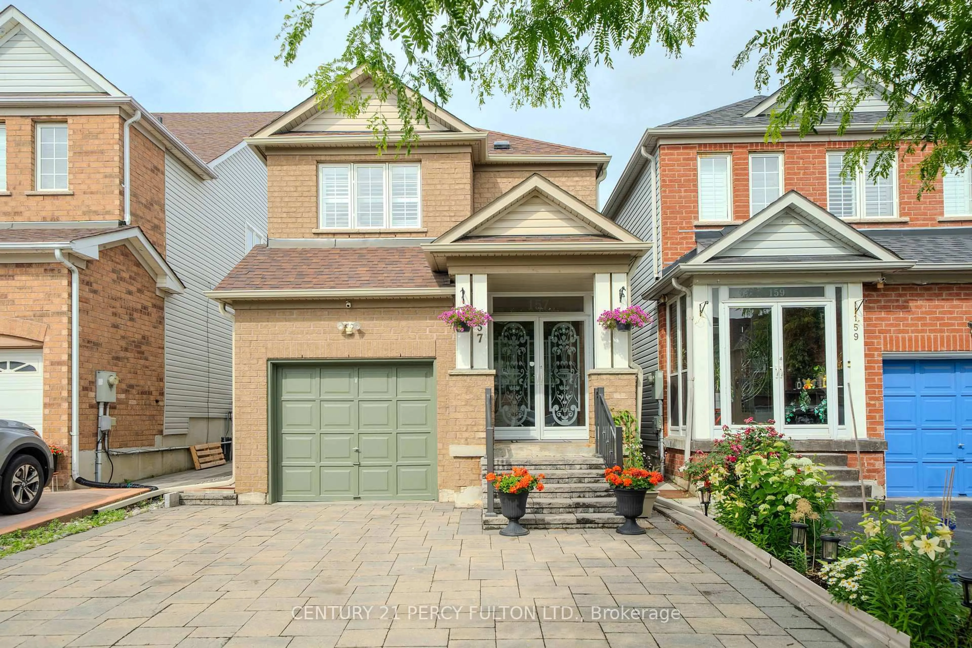 Home with brick exterior material, street for 157 Billingsley Cres, Markham Ontario L3S 4P3
