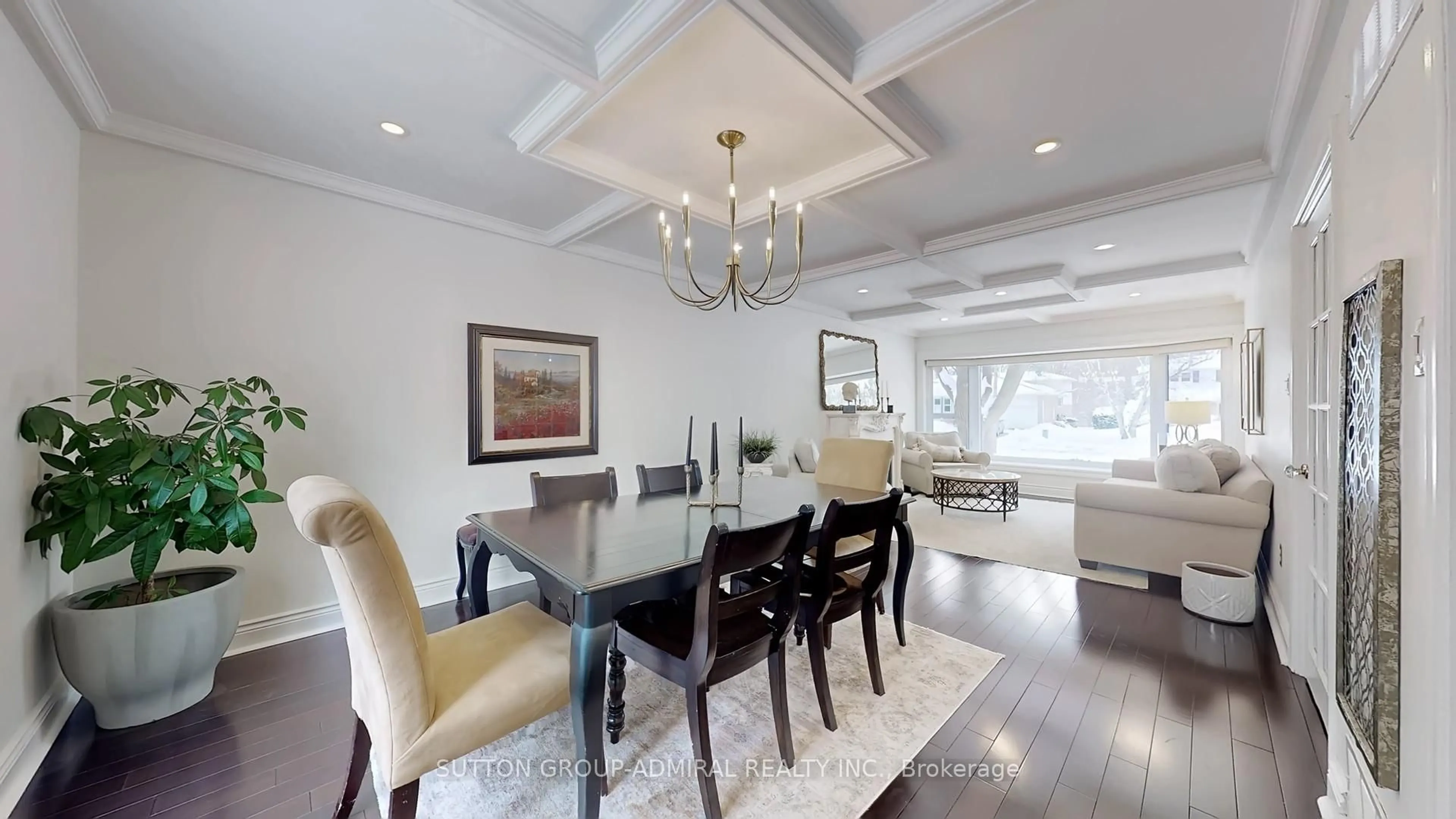 Dining room, wood/laminate floor for 78 Thorny Brae Dr, Markham Ontario L3T 3G6