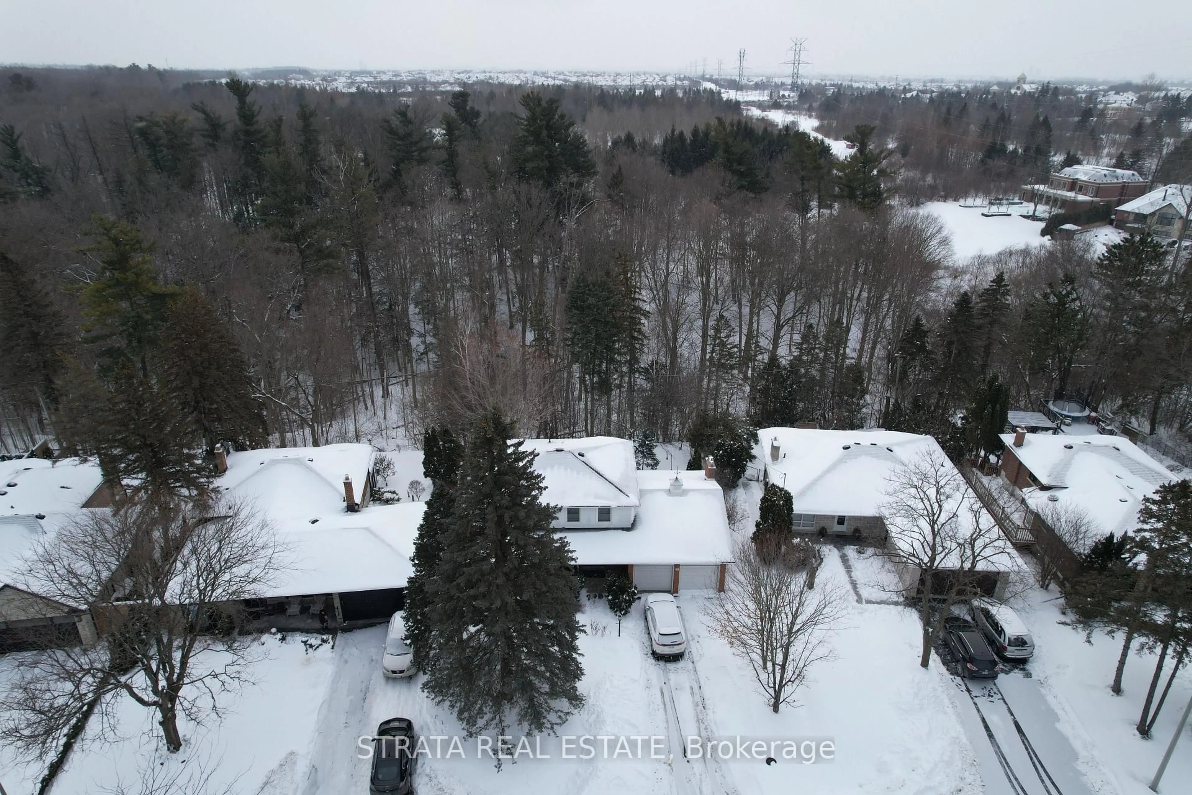 A pic from outside/outdoor area/front of a property/back of a property/a pic from drone, unknown for 111 Camlaren Cres, Vaughan Ontario L0J 1C0