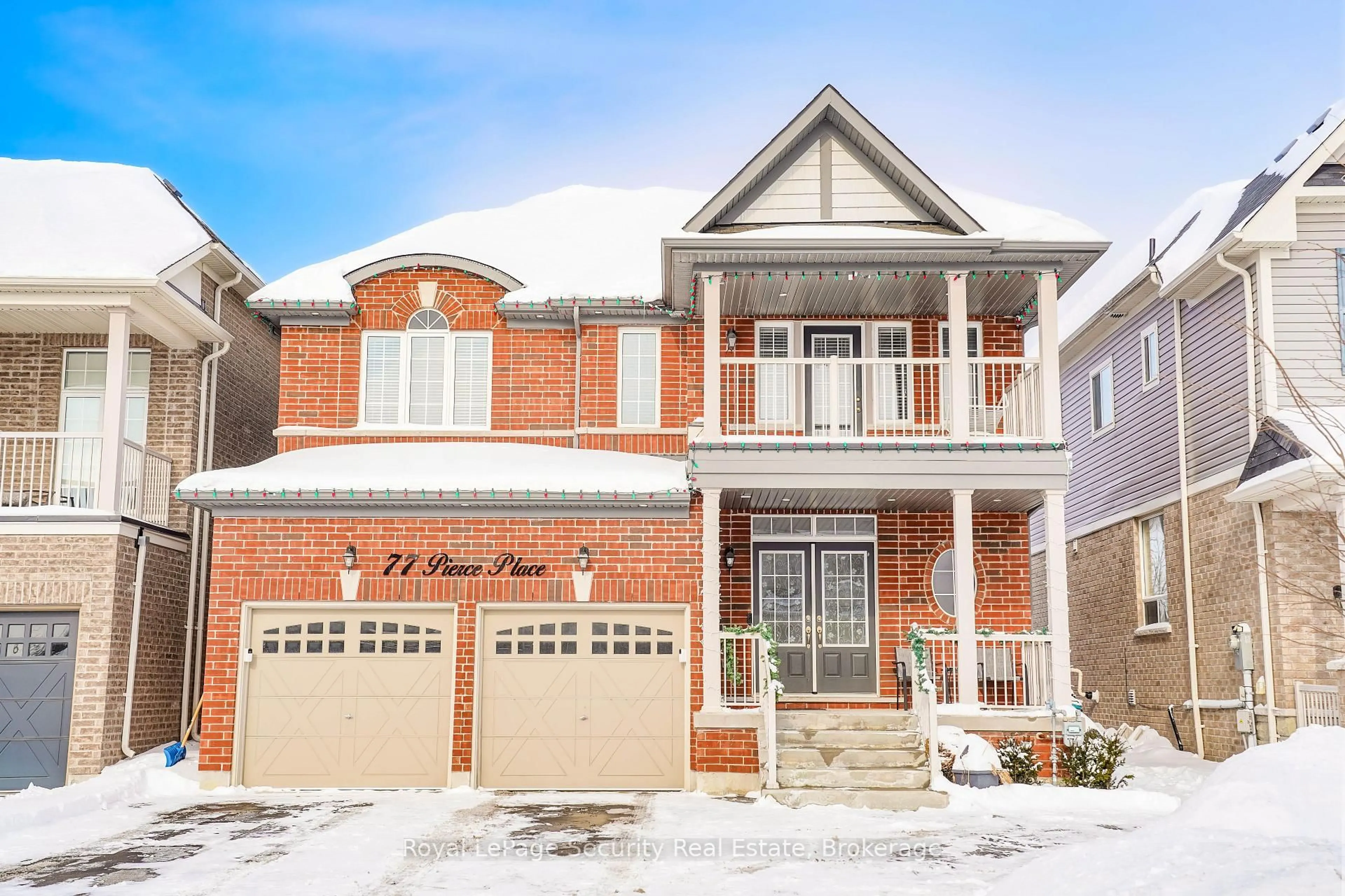 Home with brick exterior material, street for 77 Pierce Pl, New Tecumseth Ontario L0G 1W0