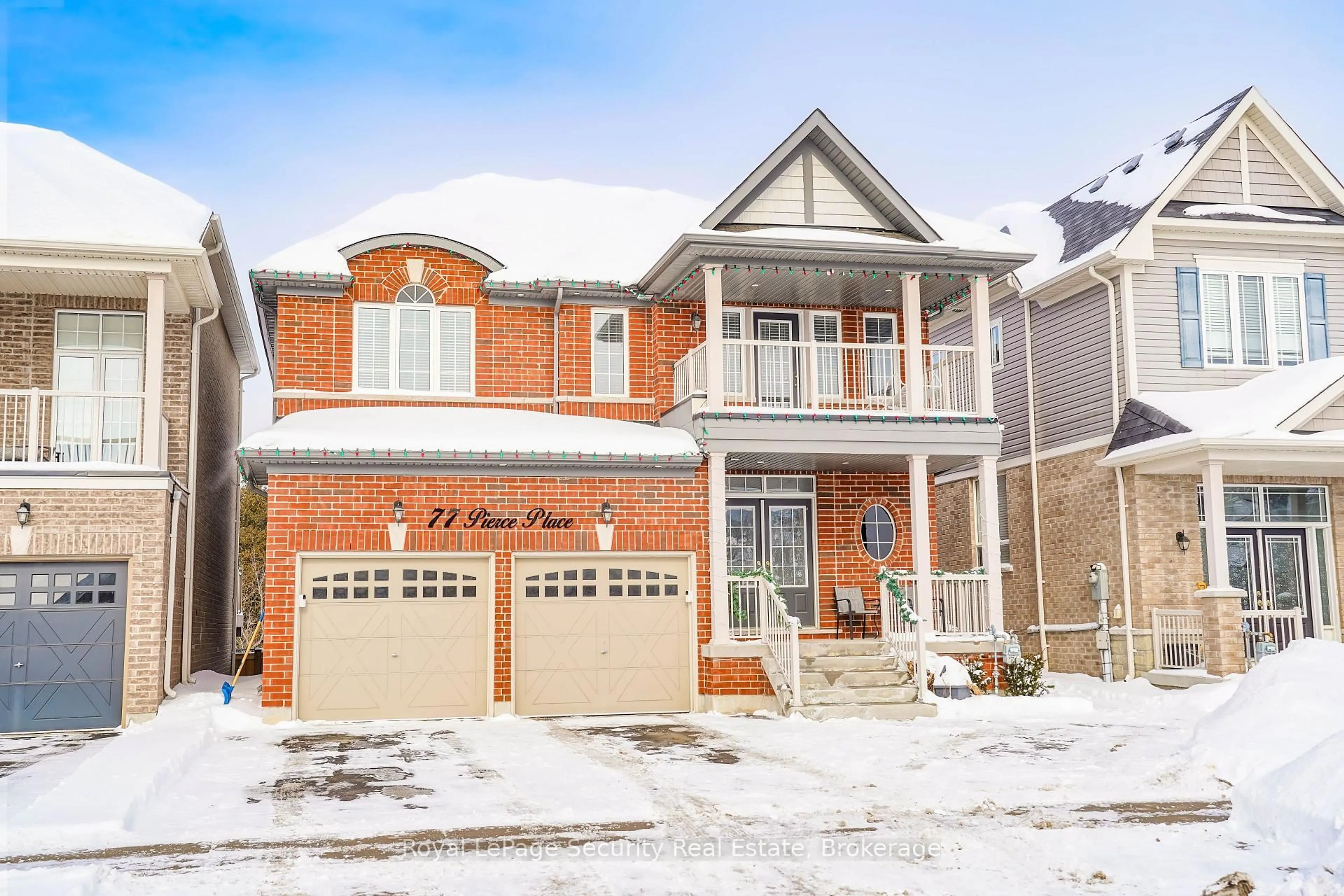 Home with brick exterior material, street for 77 Pierce Pl, New Tecumseth Ontario L0G 1W0