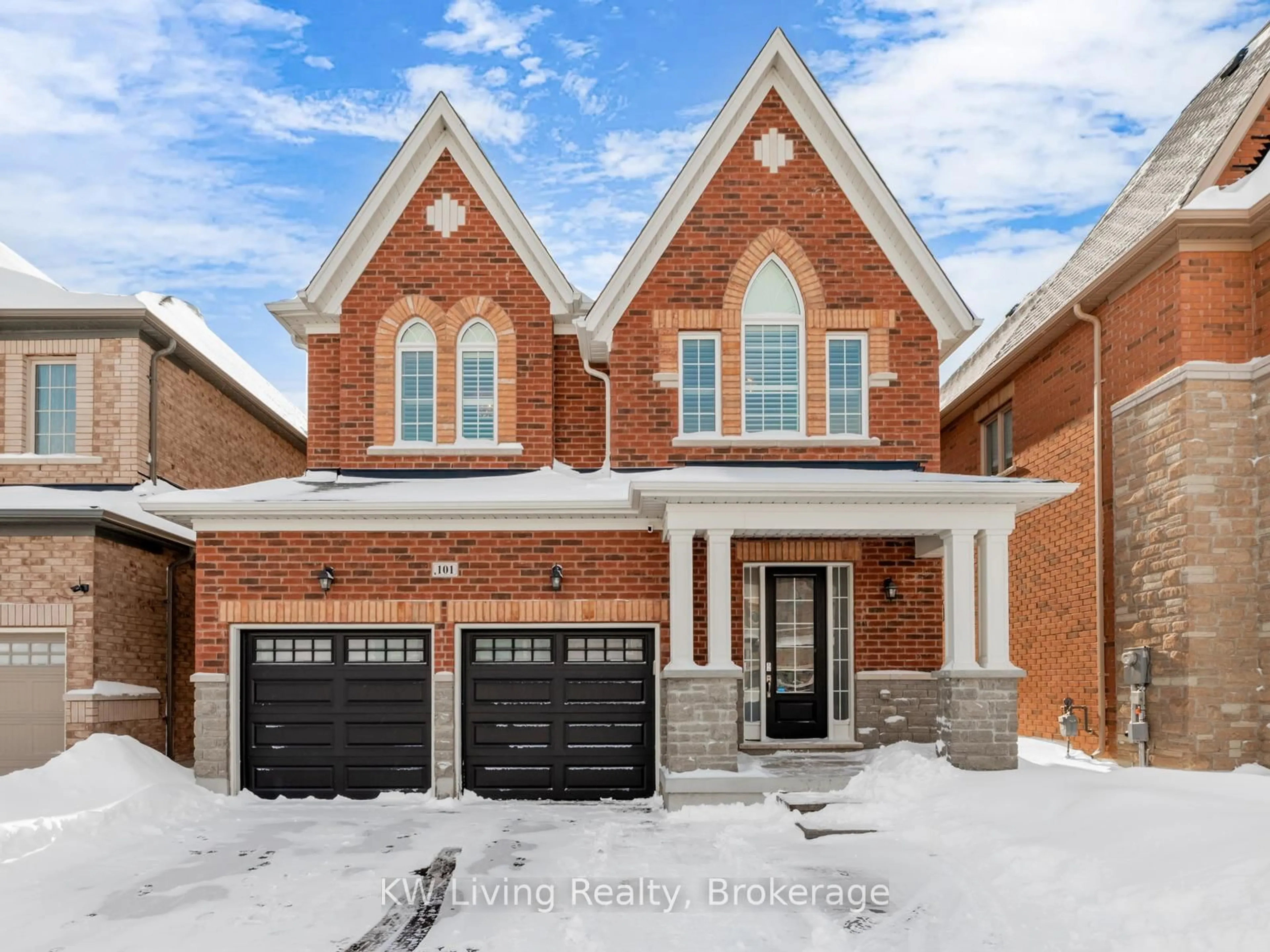 Home with brick exterior material, street for 101 Beckett Ave, Markham Ontario L6C 0R9