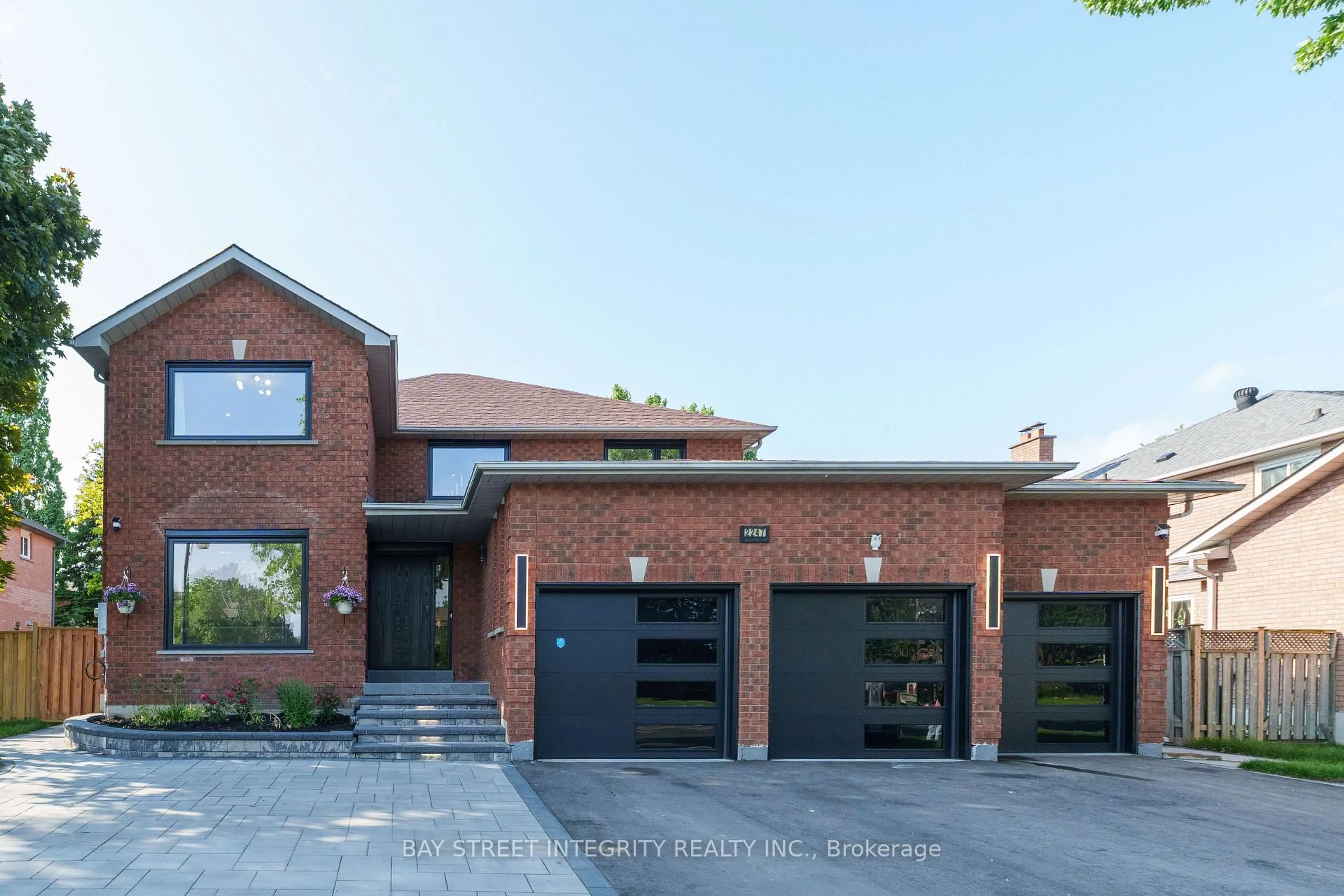Home with brick exterior material, street for 2247 Rodick Rd, Markham Ontario L6C 1R1