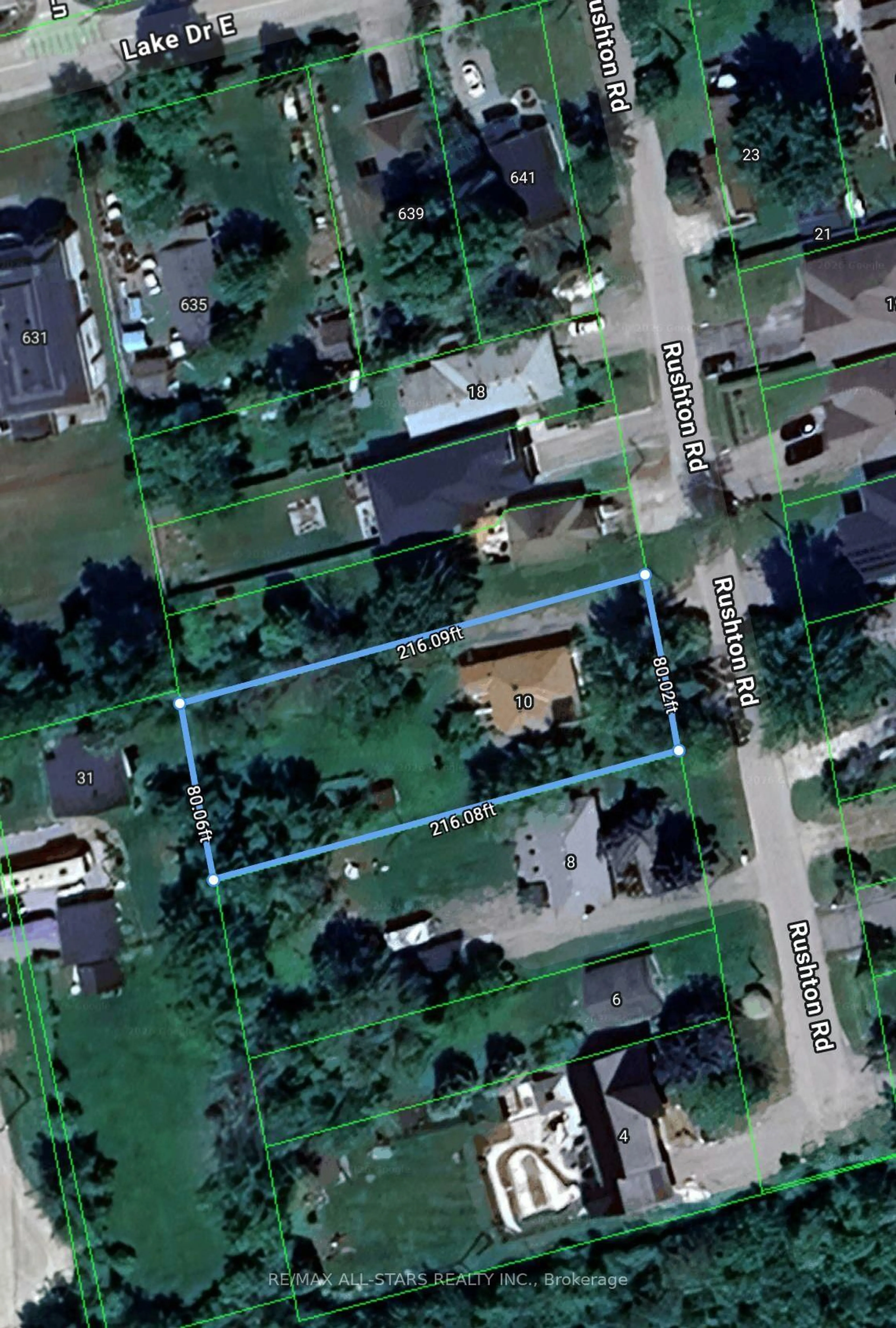 A pic from outside/outdoor area/front of a property/back of a property/a pic from drone, street for 10 Rushton Rd, Georgina Ontario L0E 1L0