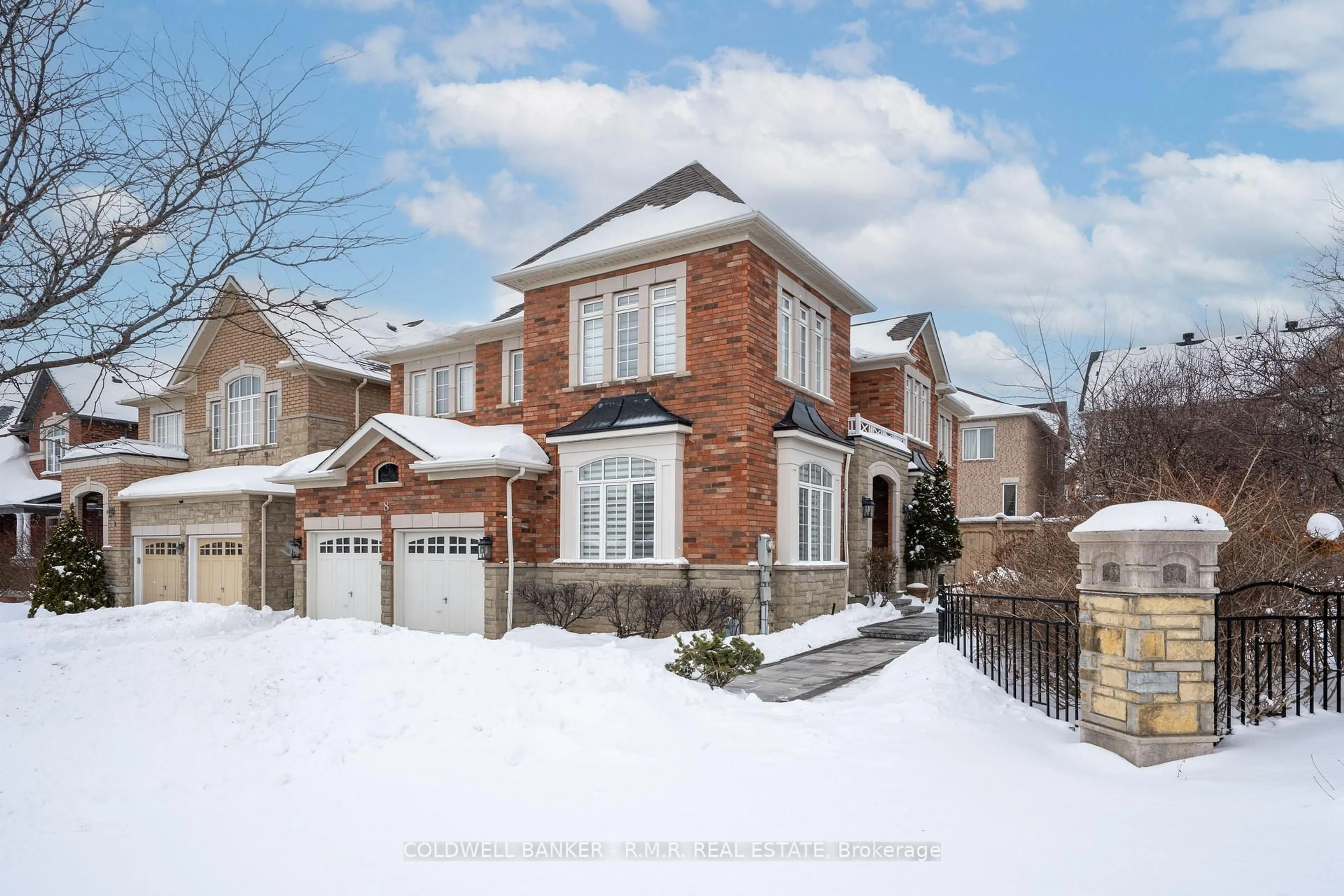 Home with brick exterior material, street for 8 Valley Vista Dr, Vaughan Ontario L6A 0Z2