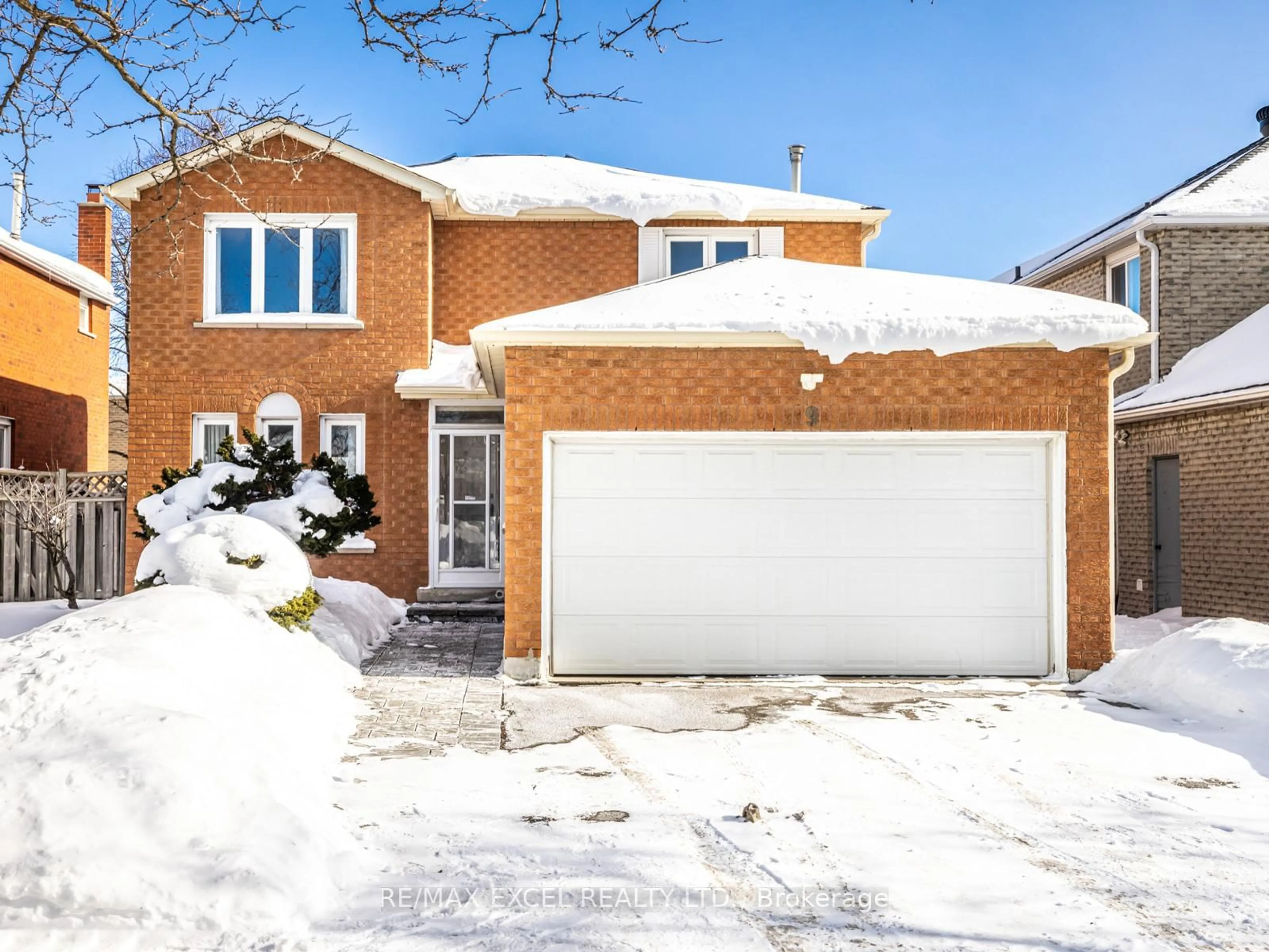 Home with brick exterior material, street for 9 Shadlock St, Markham Ontario L3S 3E1