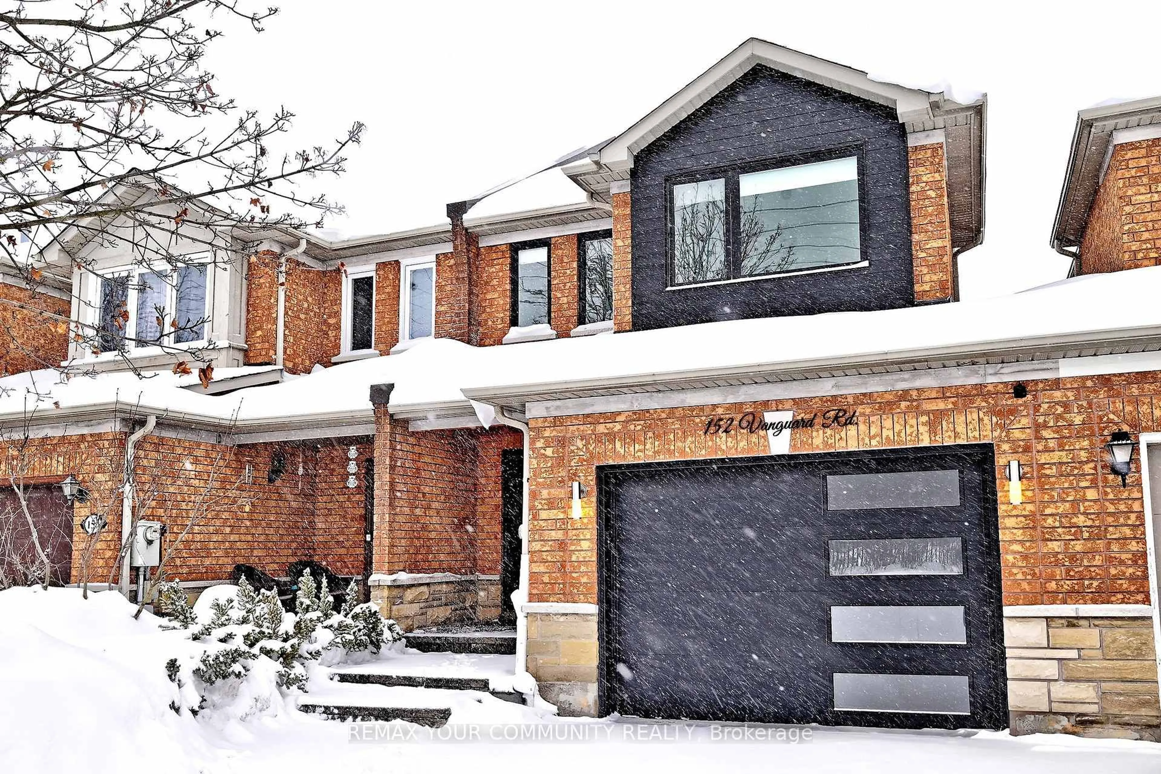 Home with brick exterior material, street for 152 Vanguard Rd, Vaughan Ontario L4K 5G8
