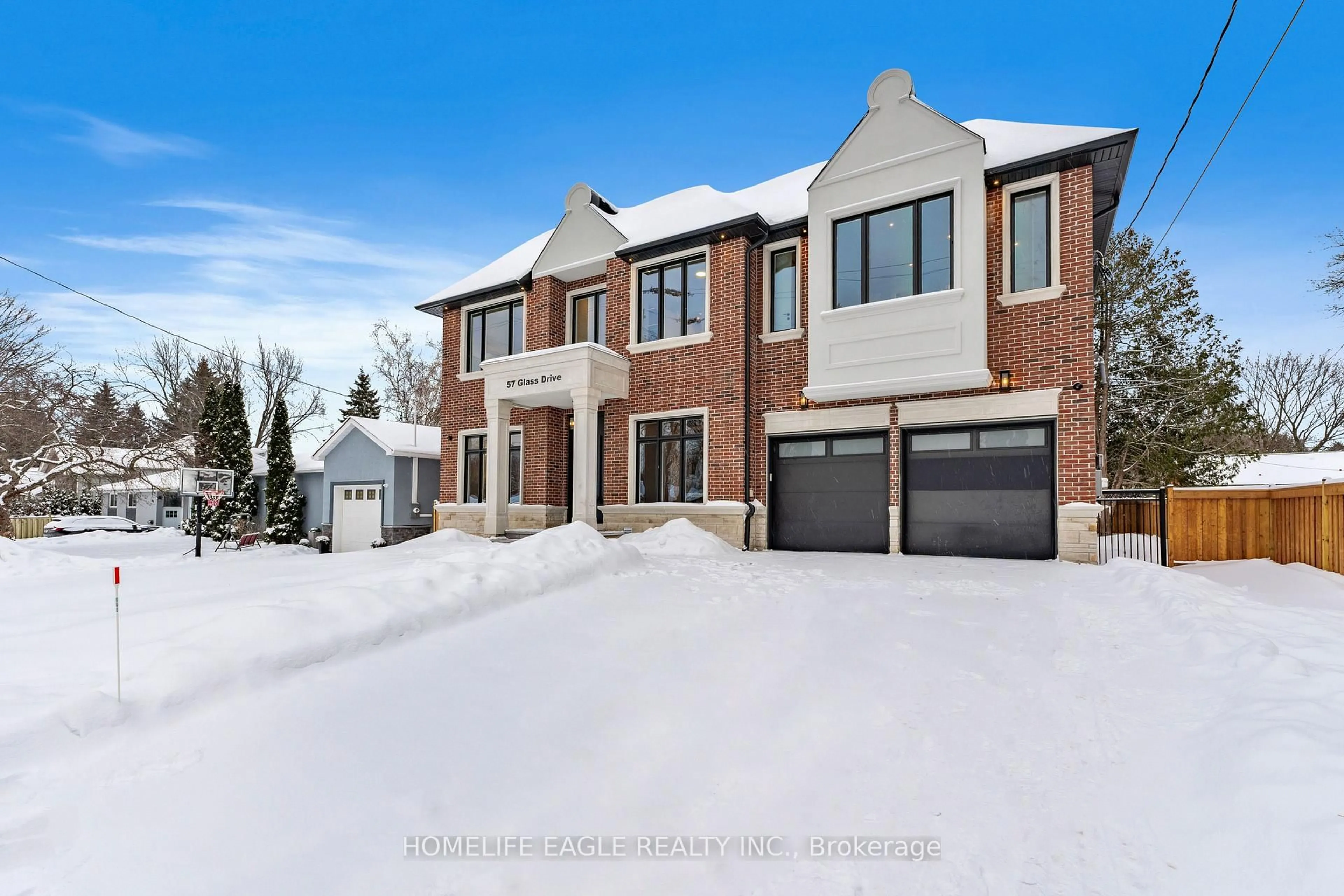 Home with brick exterior material, street for 57 Glass Dr, Aurora Ontario L4G 2E7