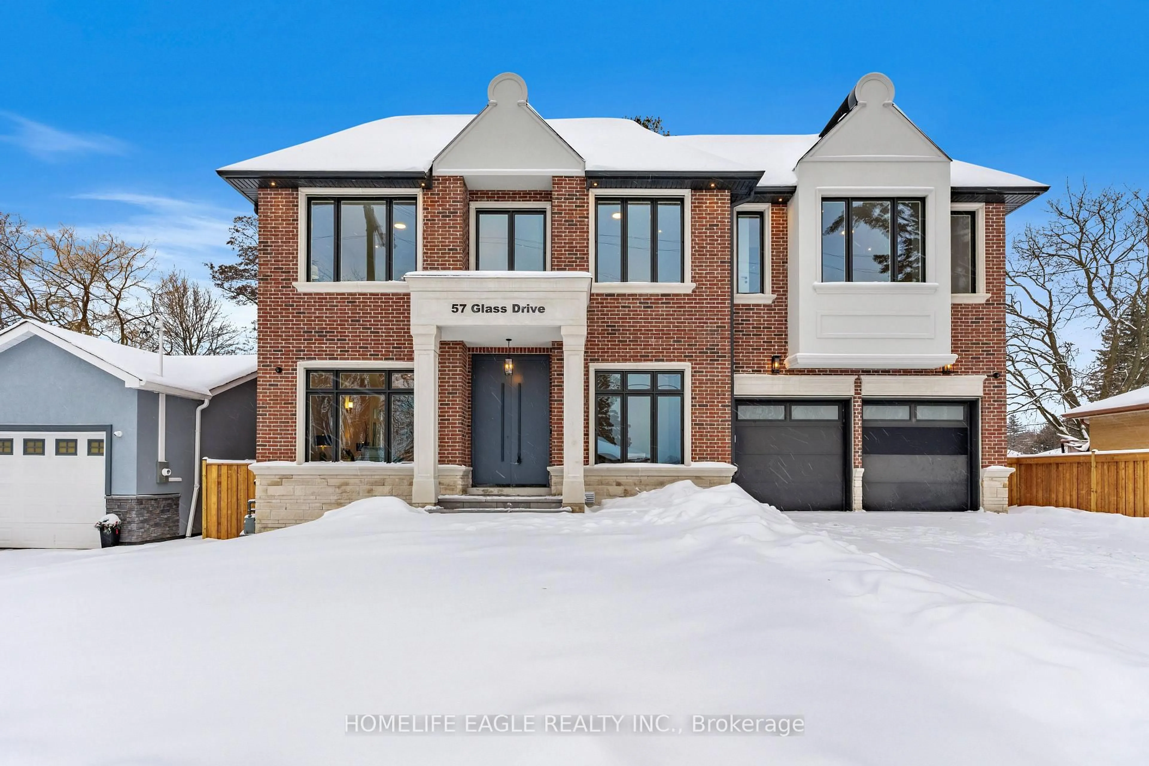 Home with brick exterior material, street for 57 Glass Dr, Aurora Ontario L4G 2E7